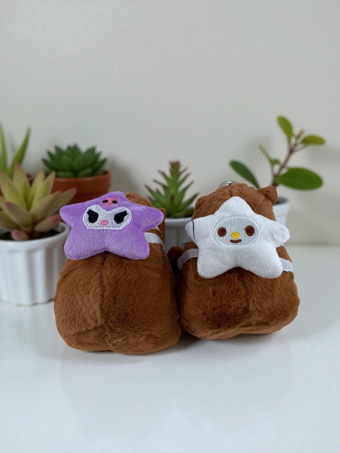 Mini Kapibara Peluş Anahtarlık