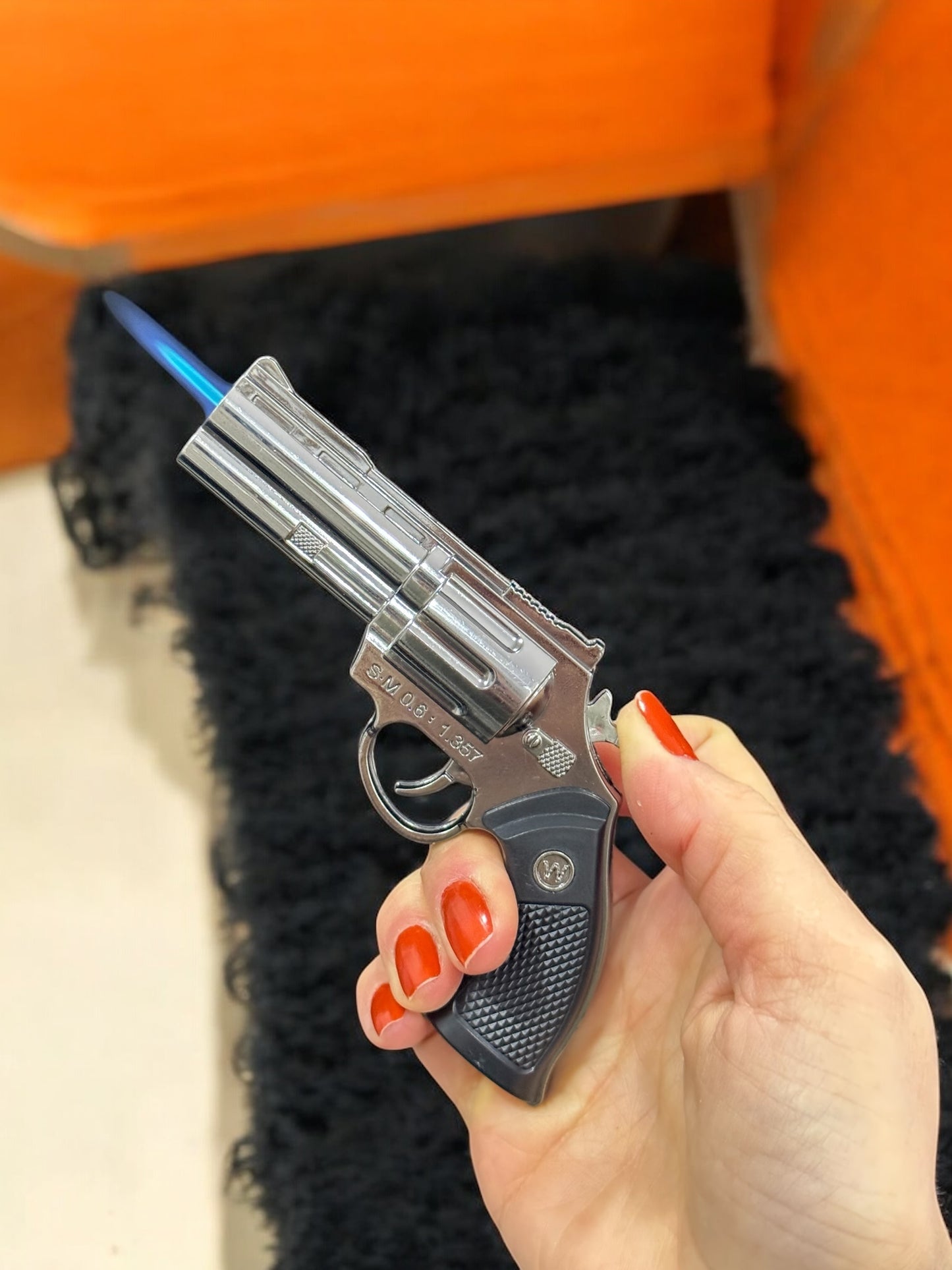Smith Wesson 357 Magnum Mini Toplu Tabanca Çakmak 6182