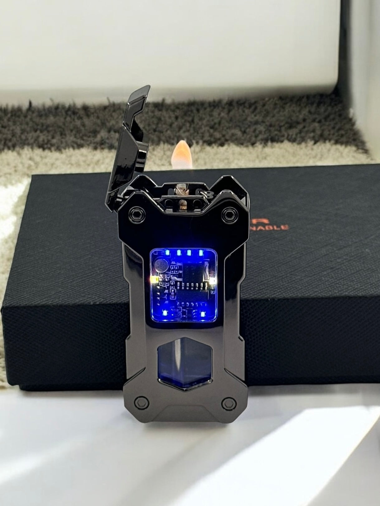 Ses Sensörlü Luxury Şarjlı Çakmak