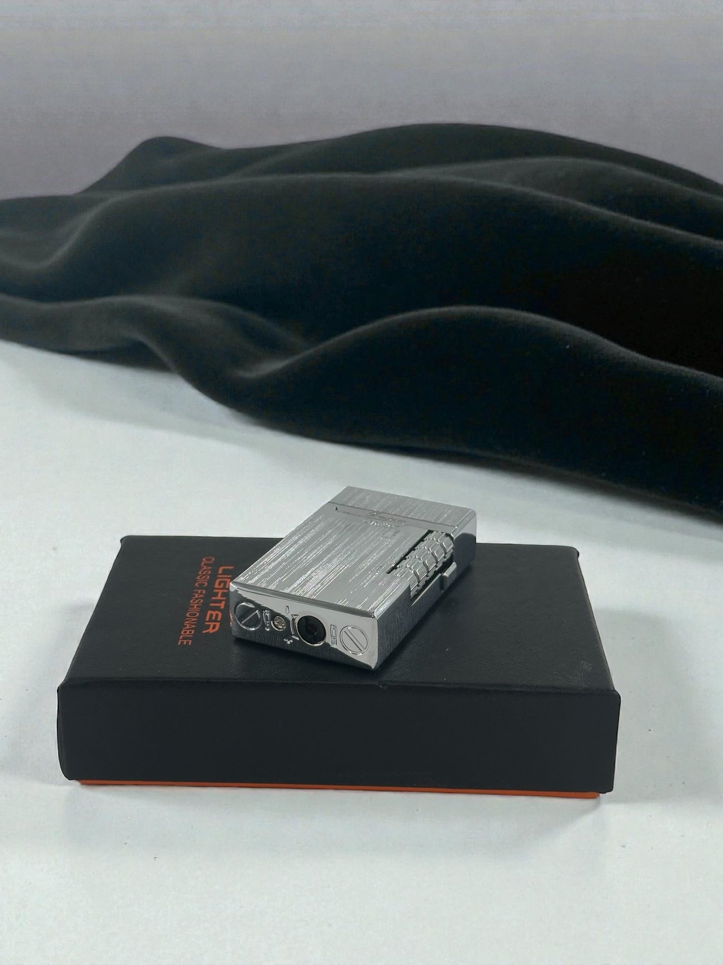 Lüx Dupont Model Gümüş Çakmak