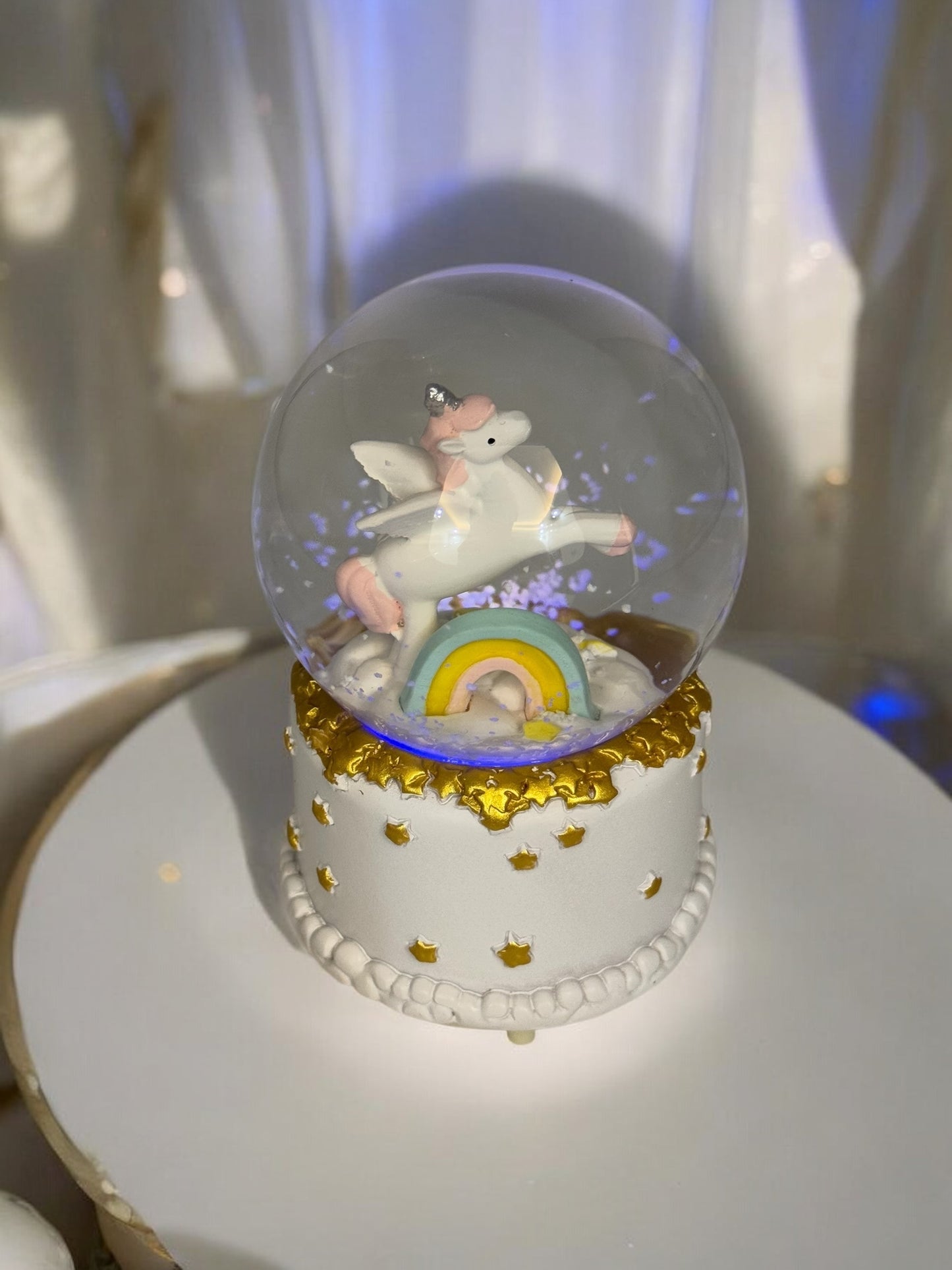 Unicorn Orta Boy Işıklı Kar Küresi K - 644
