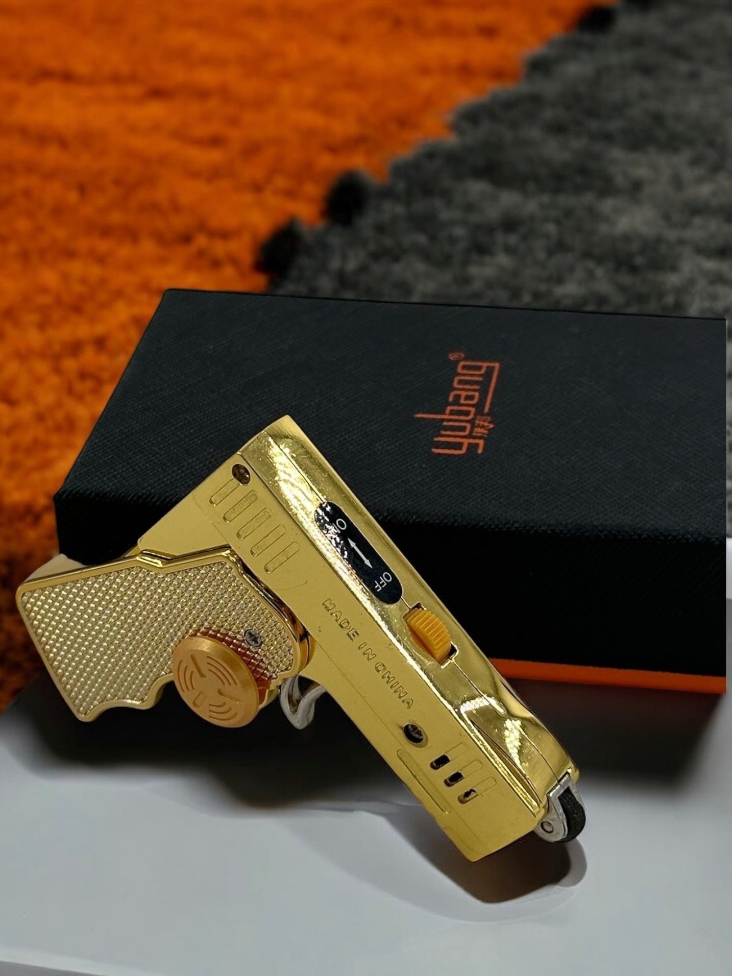 Katlanır Stres Çarkı Çift Alevli Çakmak 6282
