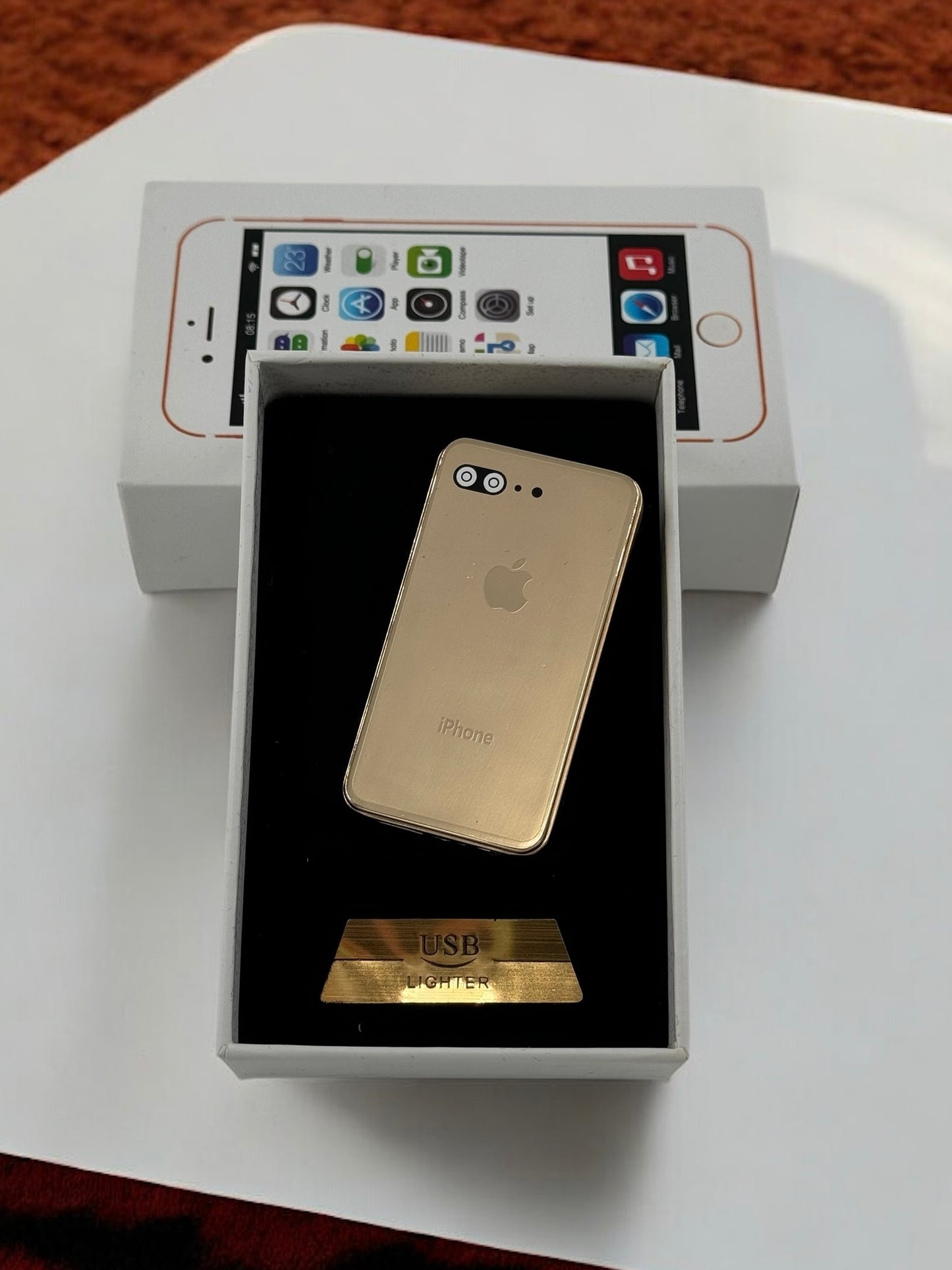 İphone Model Elektronik Şarjlı Çakmak 5678