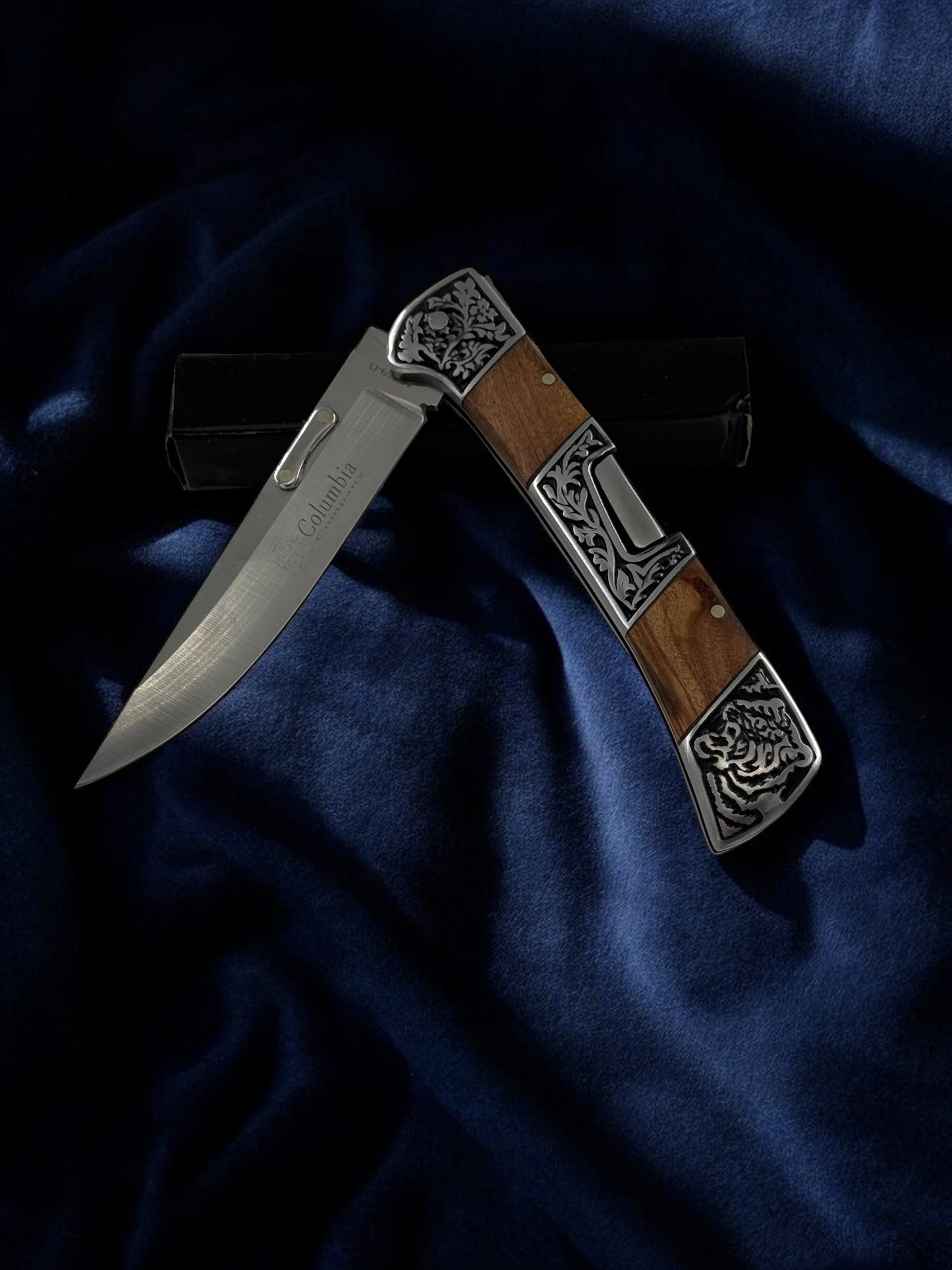 Columbia Desenli Çakı Kahve A3159-D