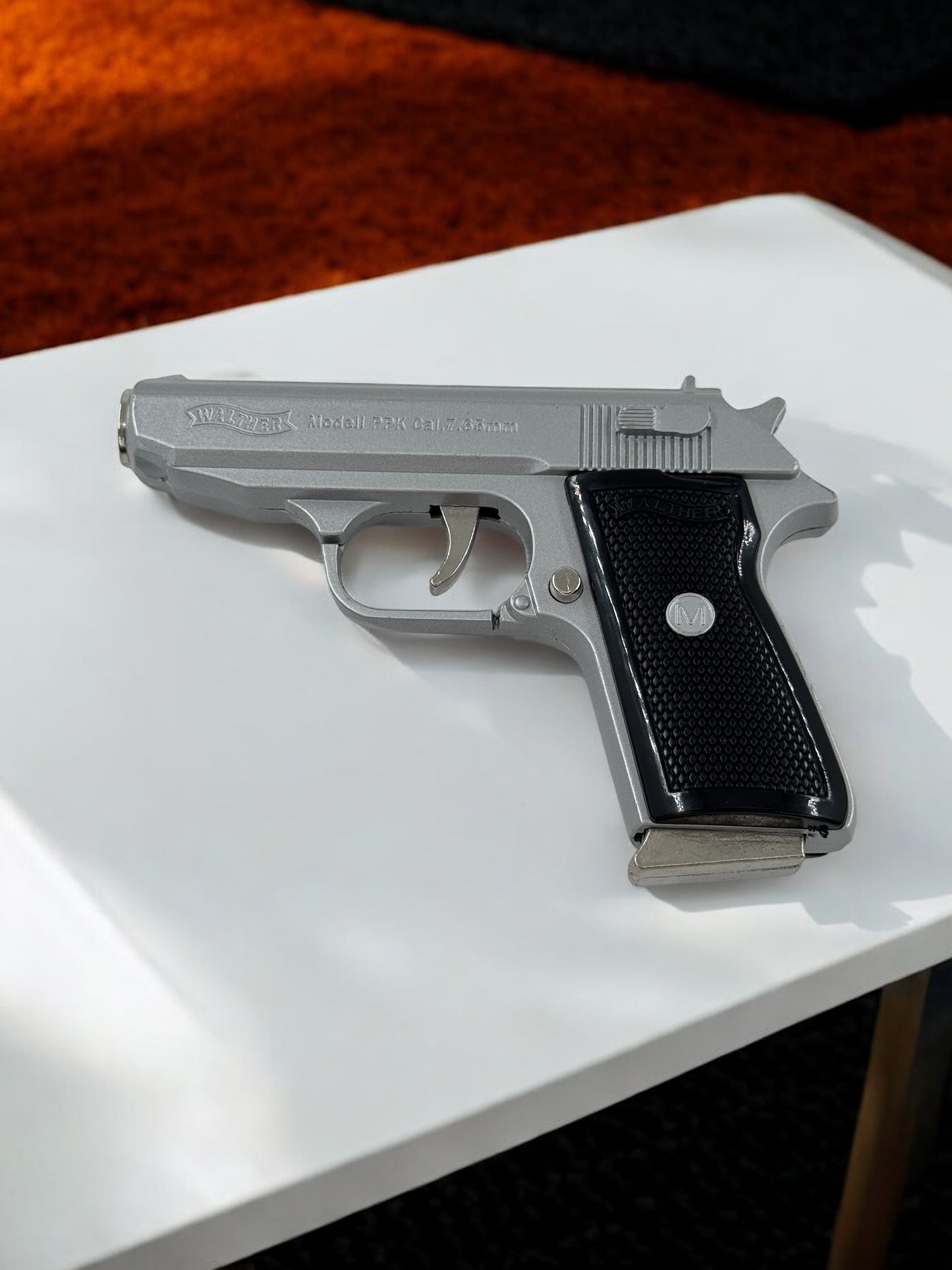 Walther Çakılı Metal Tabanca Modeli Kılıflı Kutusunda 7677