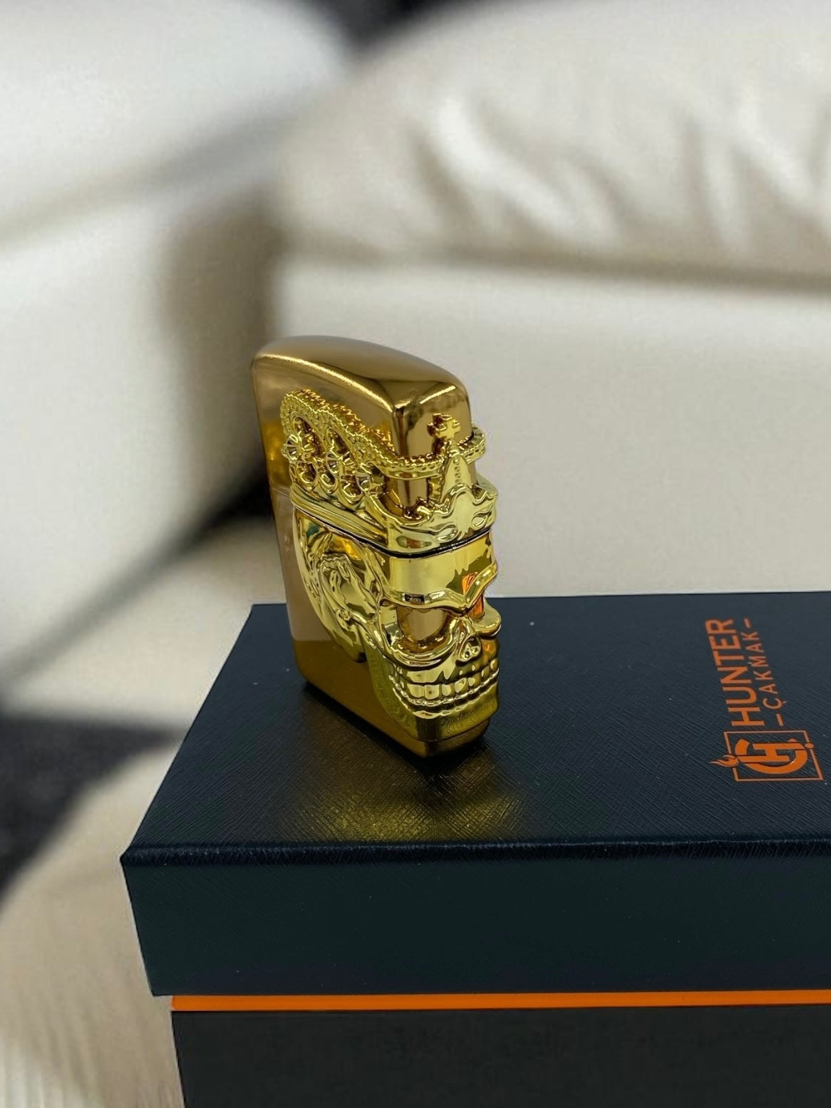 Kuru Kafa Zippo Çakmak 3666