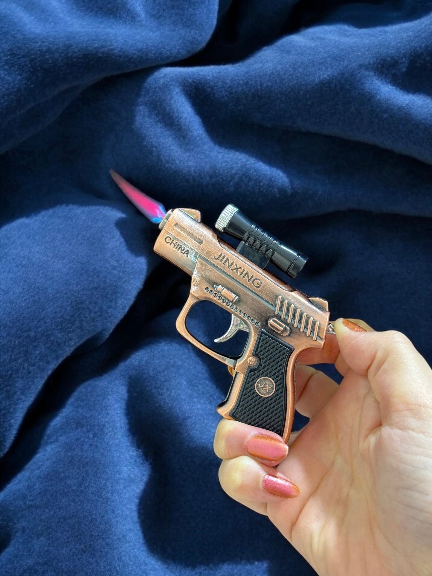 Lazerli Mini Tabanca Çakmak 1677