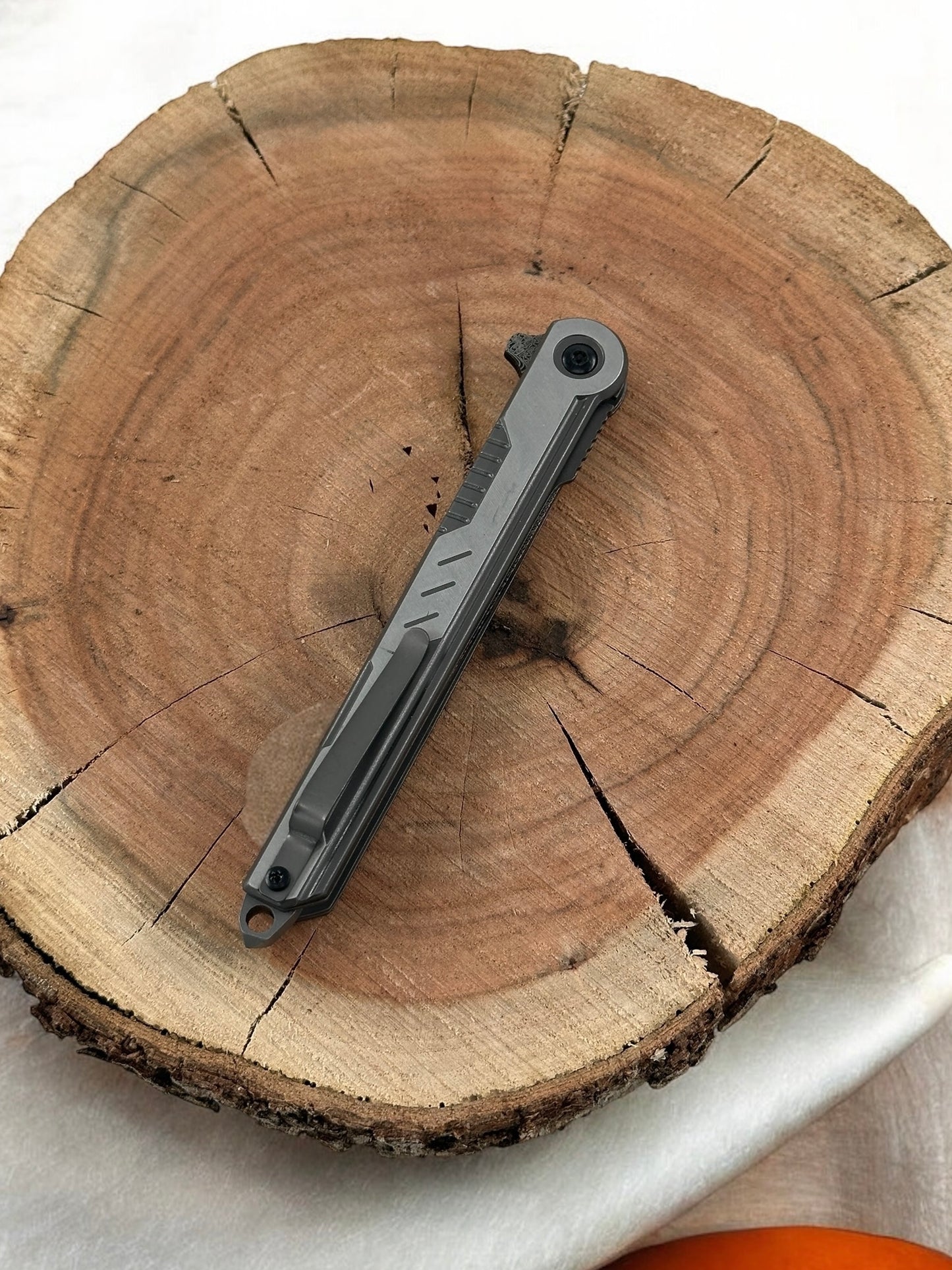 Damascus M390 Gümüş Çakı 8543