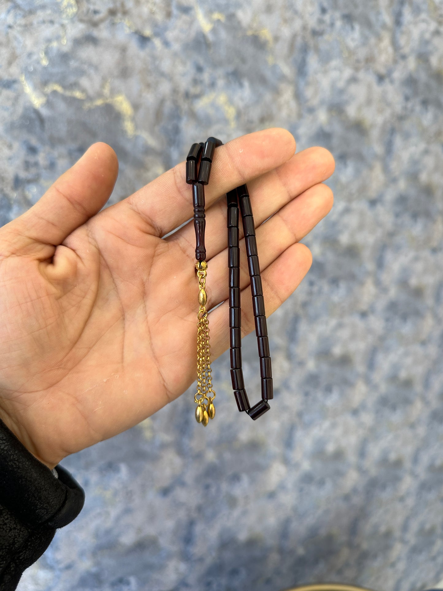 Altın Renk İşleme Tespih