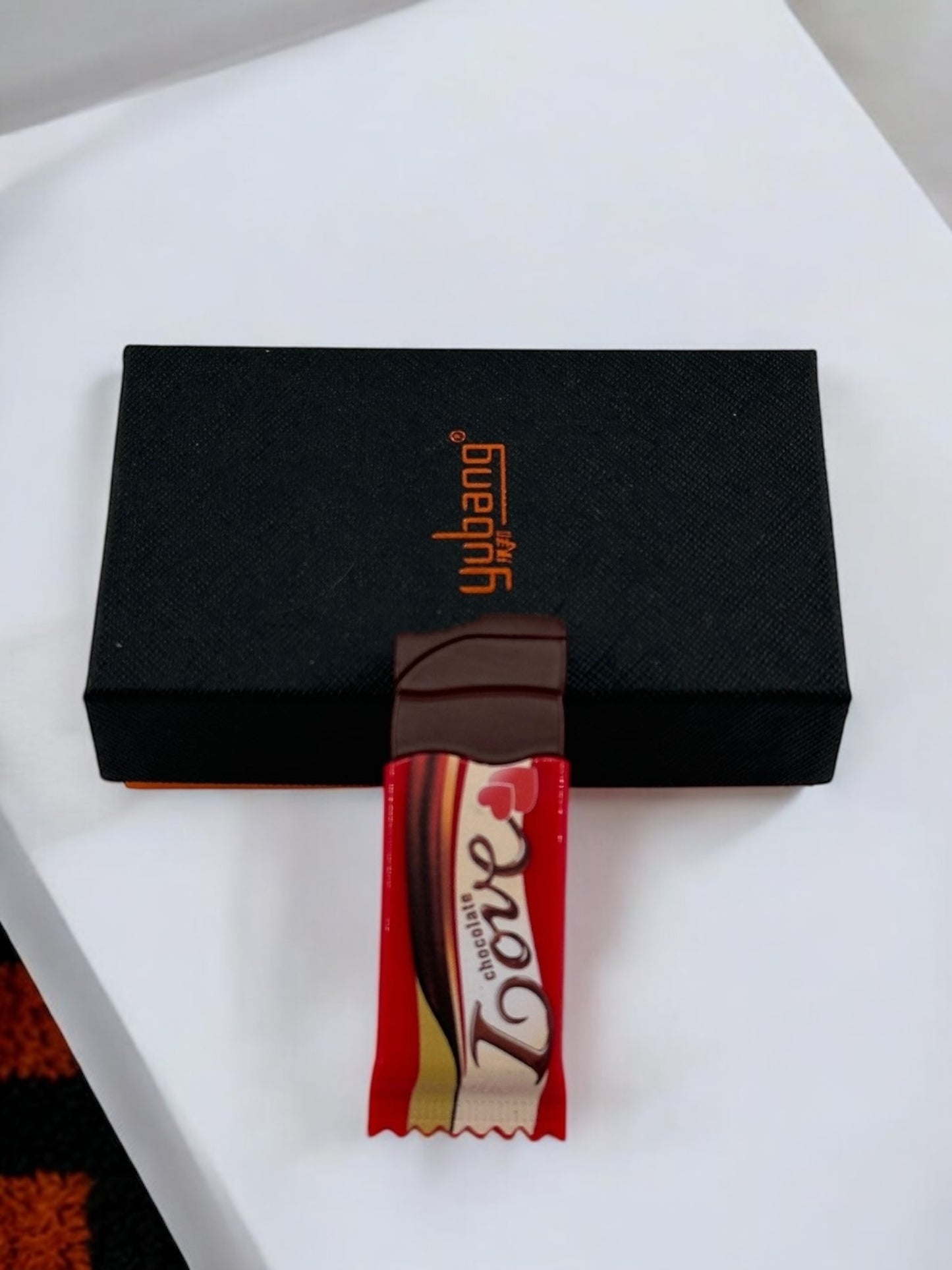 Çikolata Şeklinde Gazlı Renkli Alevli Çakmak
