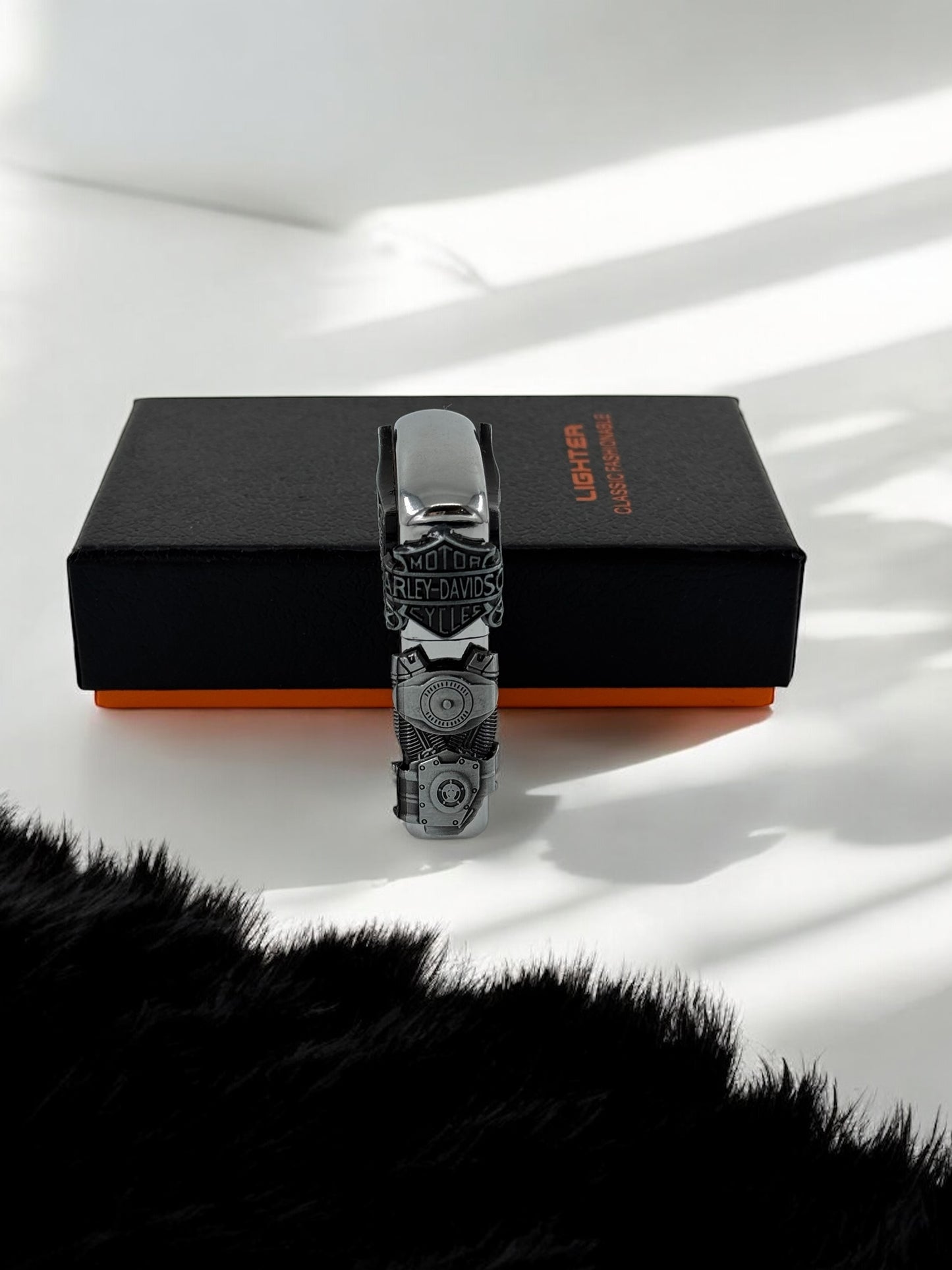 Çift Alevli Metal Çakmak 9876