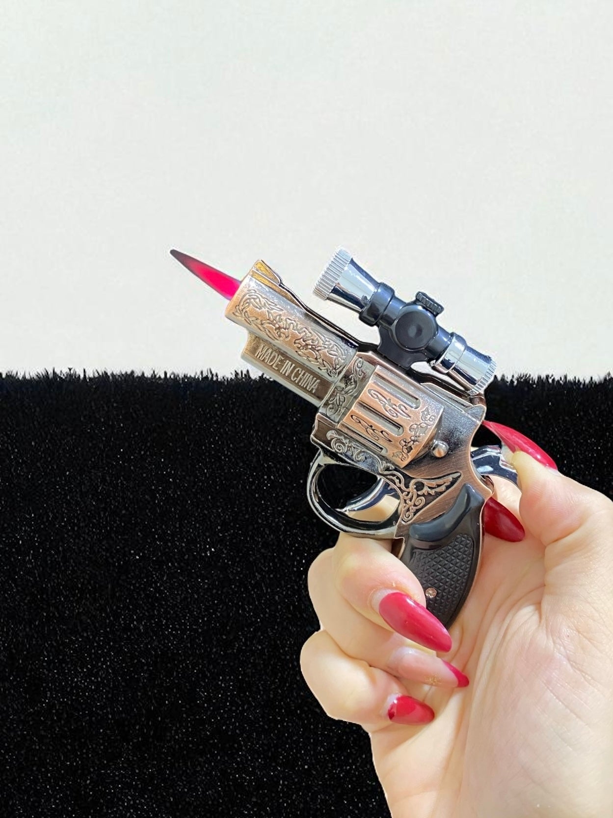 Lazerli Mini Tabanca Çakmak 3216