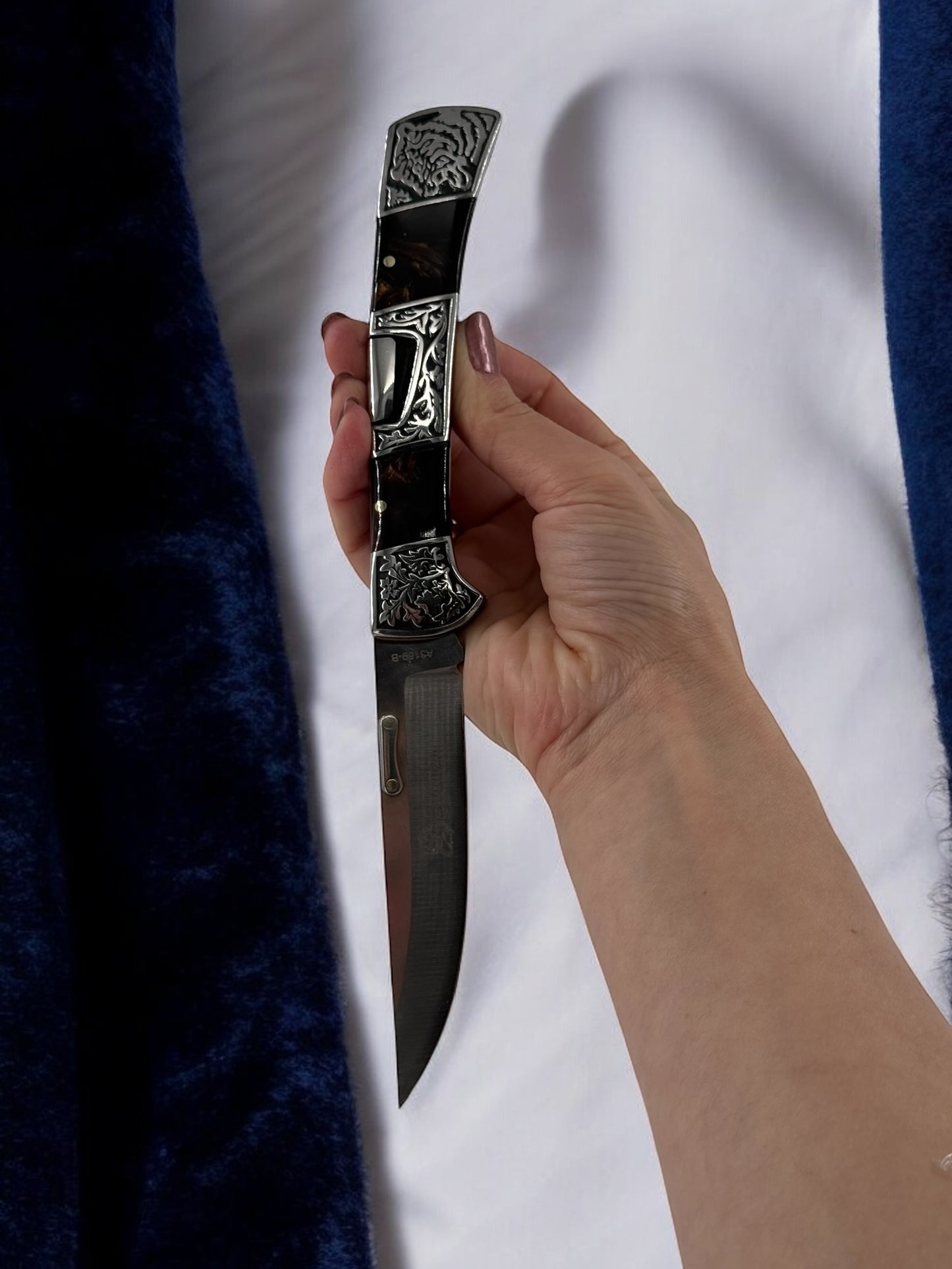 Columbia Desenli Çakı Koyu Kahve A3159-B