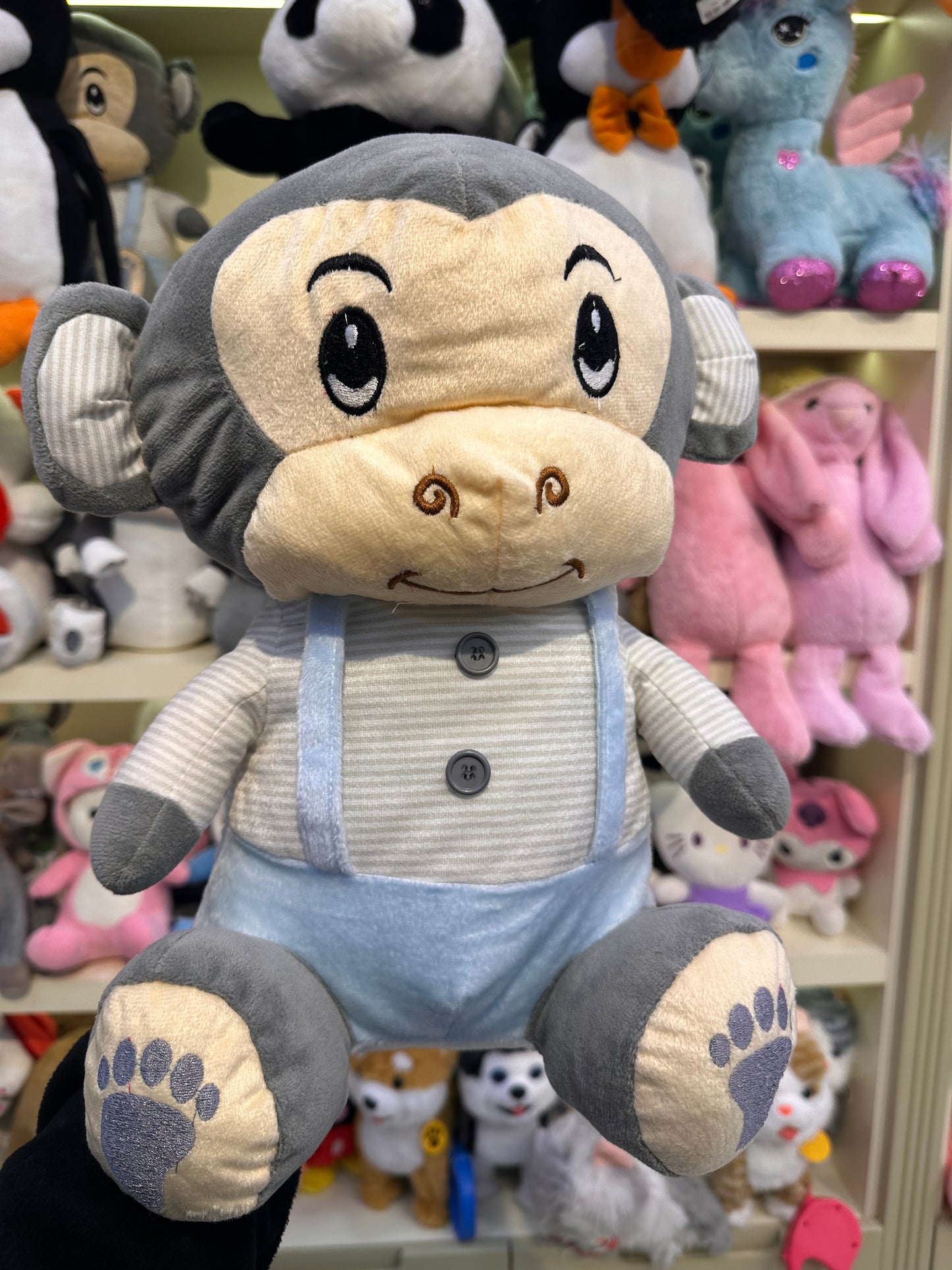 Elbiseli Sevimli Maymun Peluş