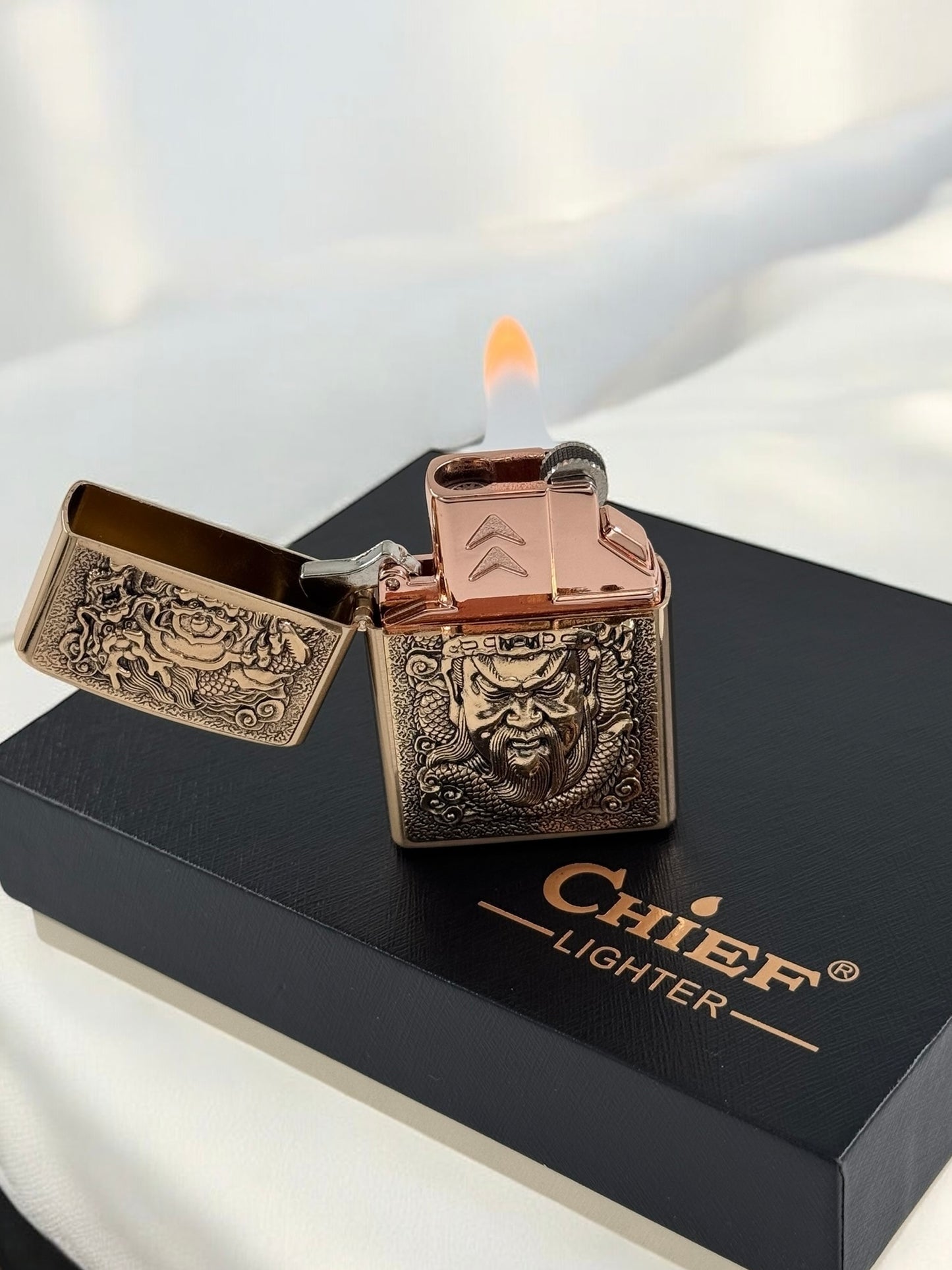 Chief Antiq Gold 2'li Set Çakmak 6271