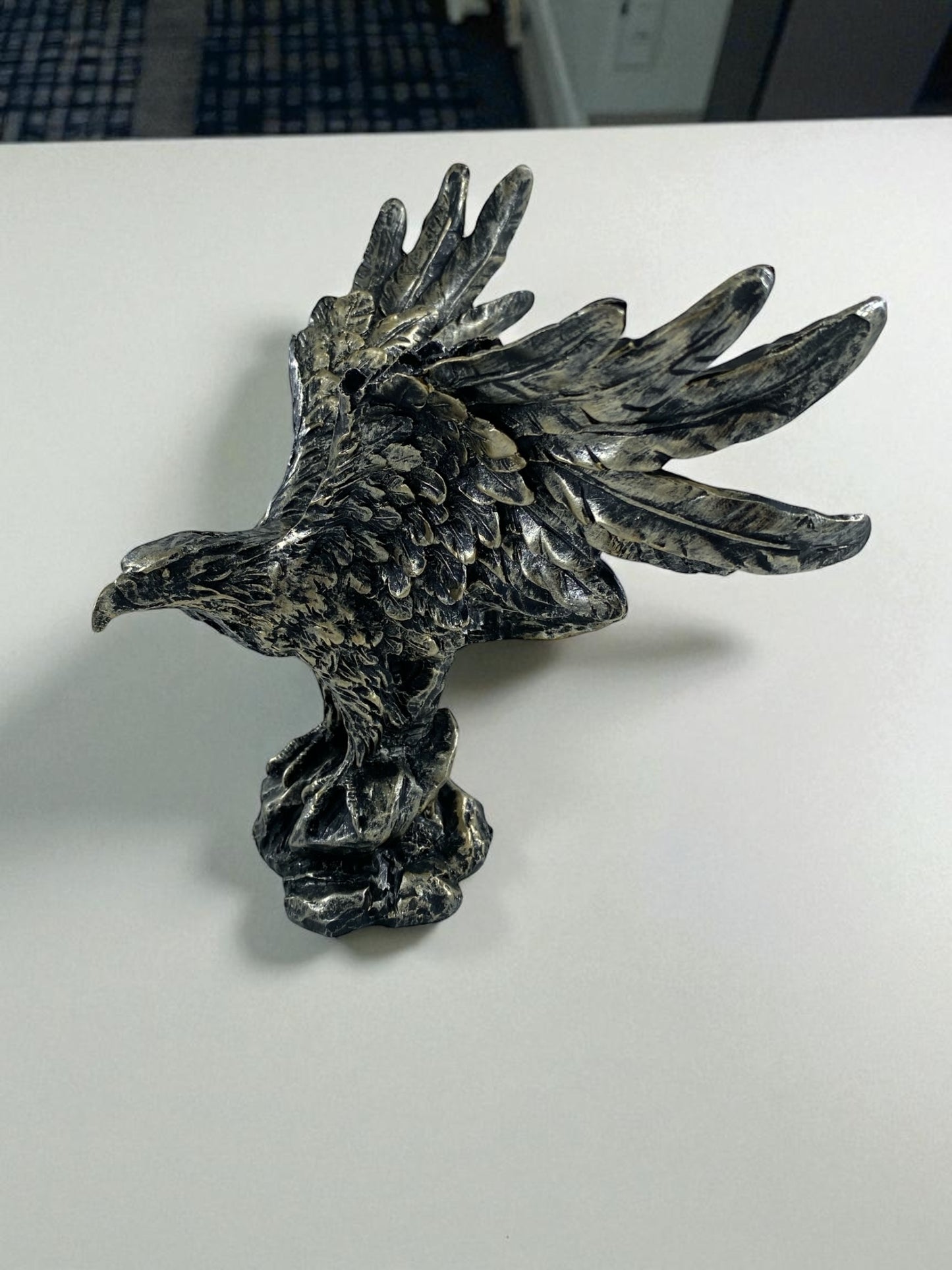 Kanatlı Kartal Biblo Gümüş