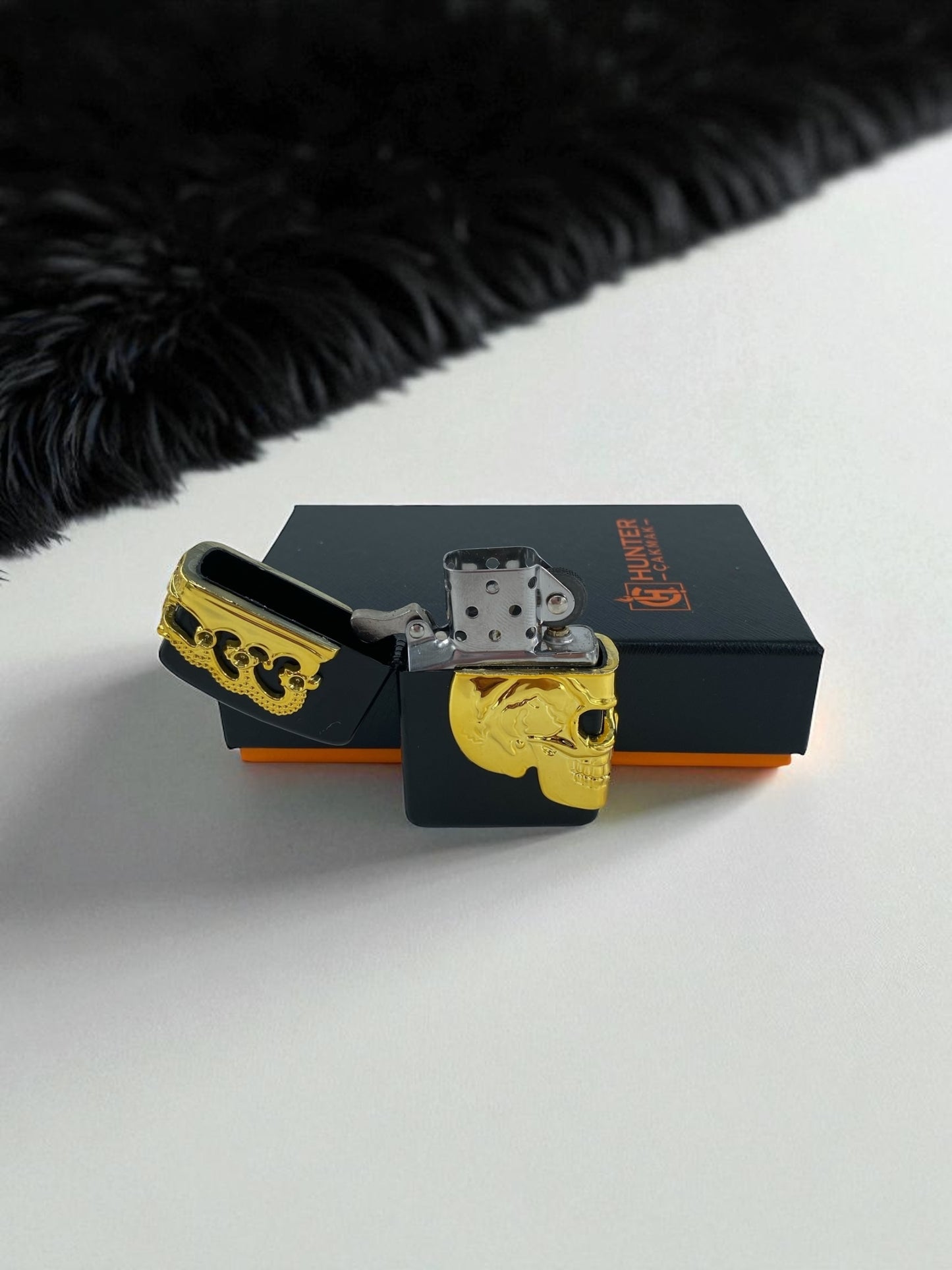 Kuru Kafa Zippo Çakmak 3666