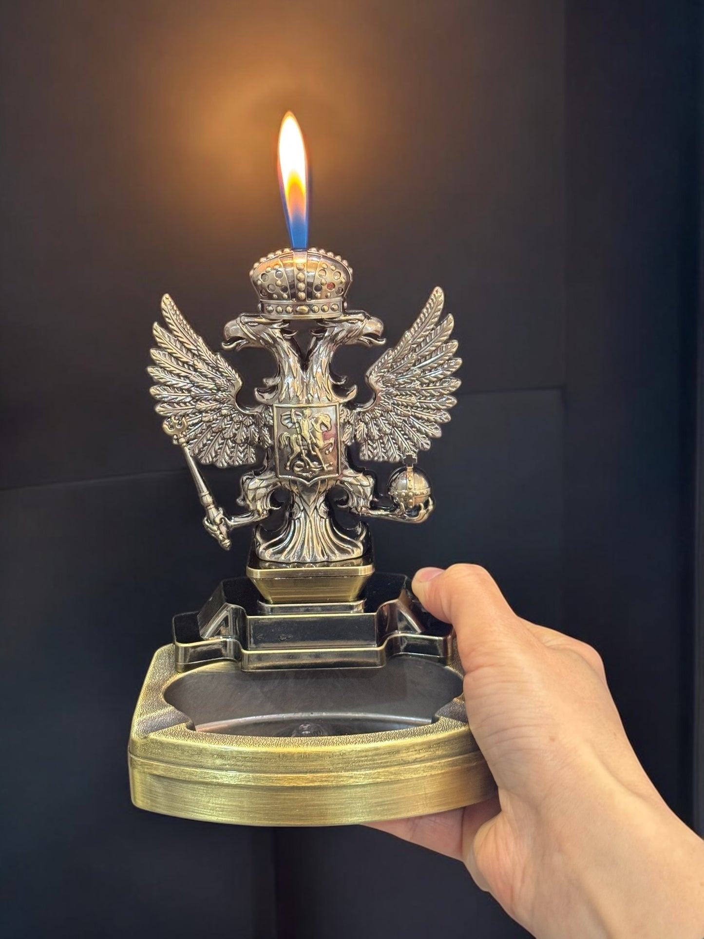 Çift Başlı Kartal Şeklinde Külük Çakmak 1355