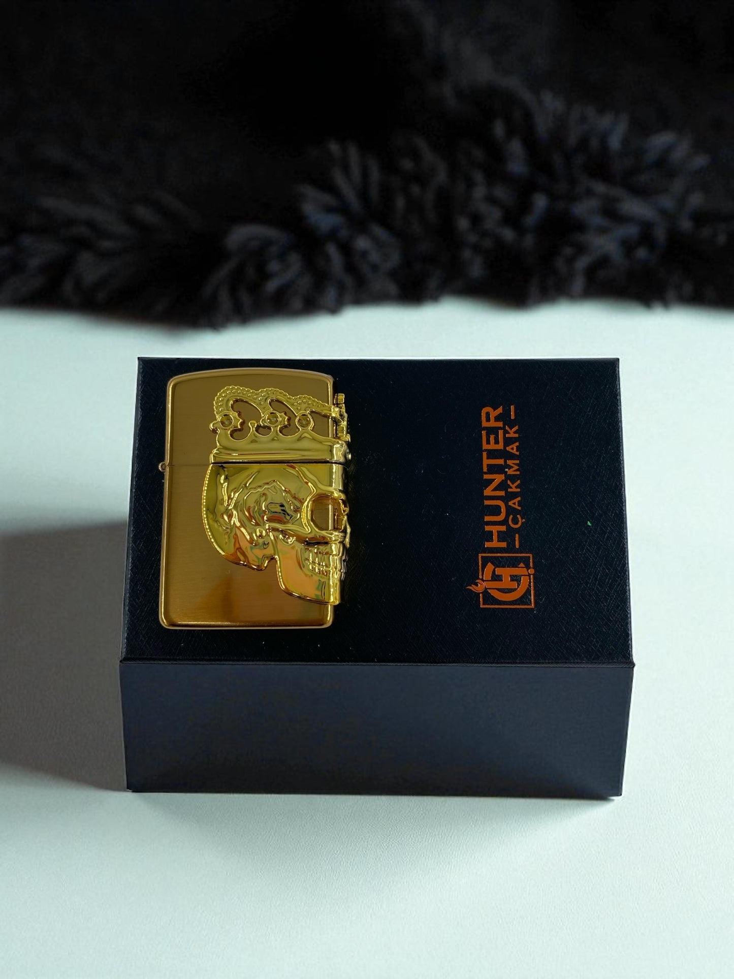 Kuru Kafa Zippo Çakmak 3666