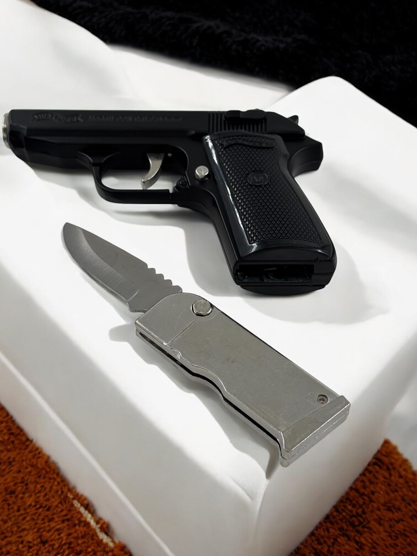 Walther Çakılı Metal Tabanca Modeli Kılıflı Kutusunda 7677