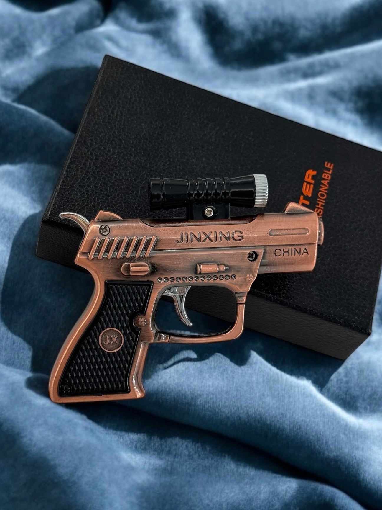 Lazerli Mini Tabanca Çakmak 1677