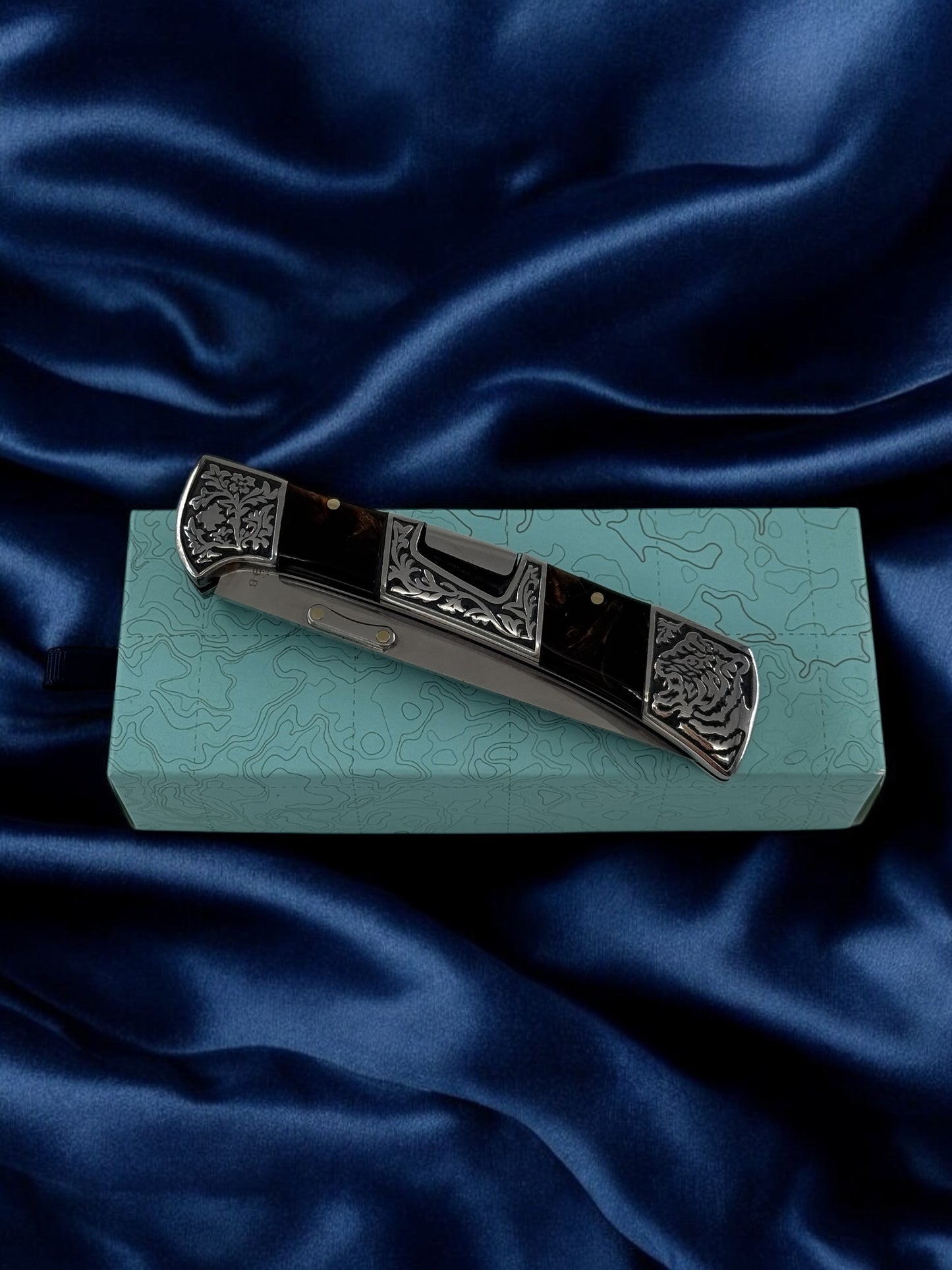 Columbia Desenli Çakı Koyu Kahve A3159-B