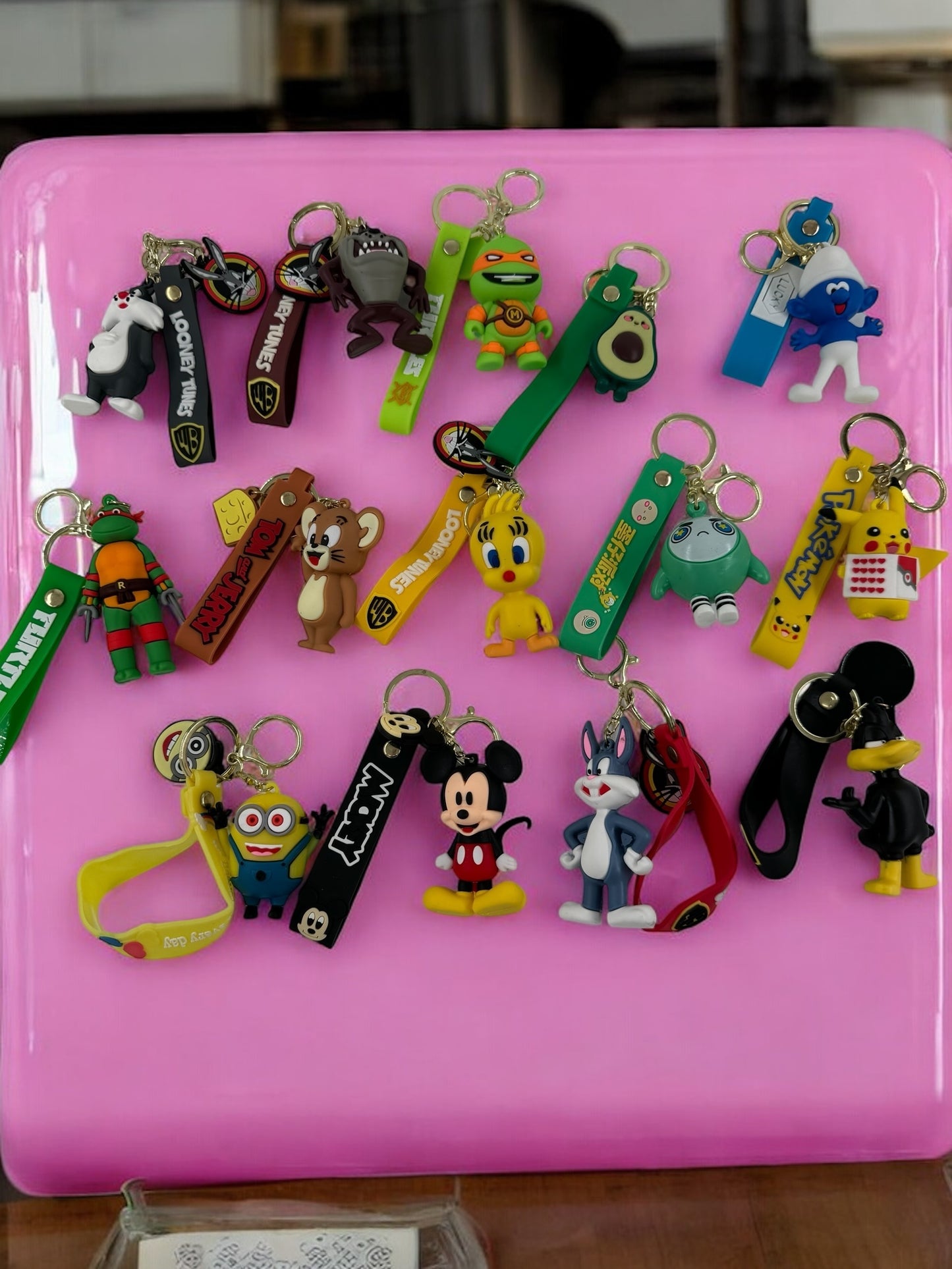 Silikon Karakter Figür Anahtarlık