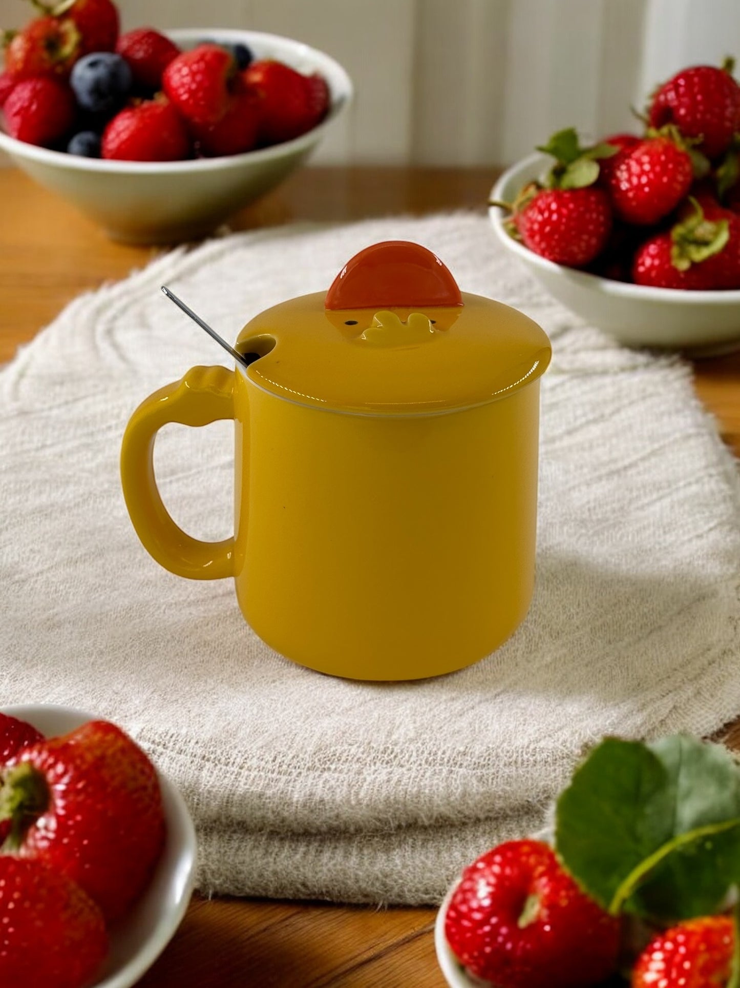 Ördek Tasarımlı Porselen Kupa 2-375