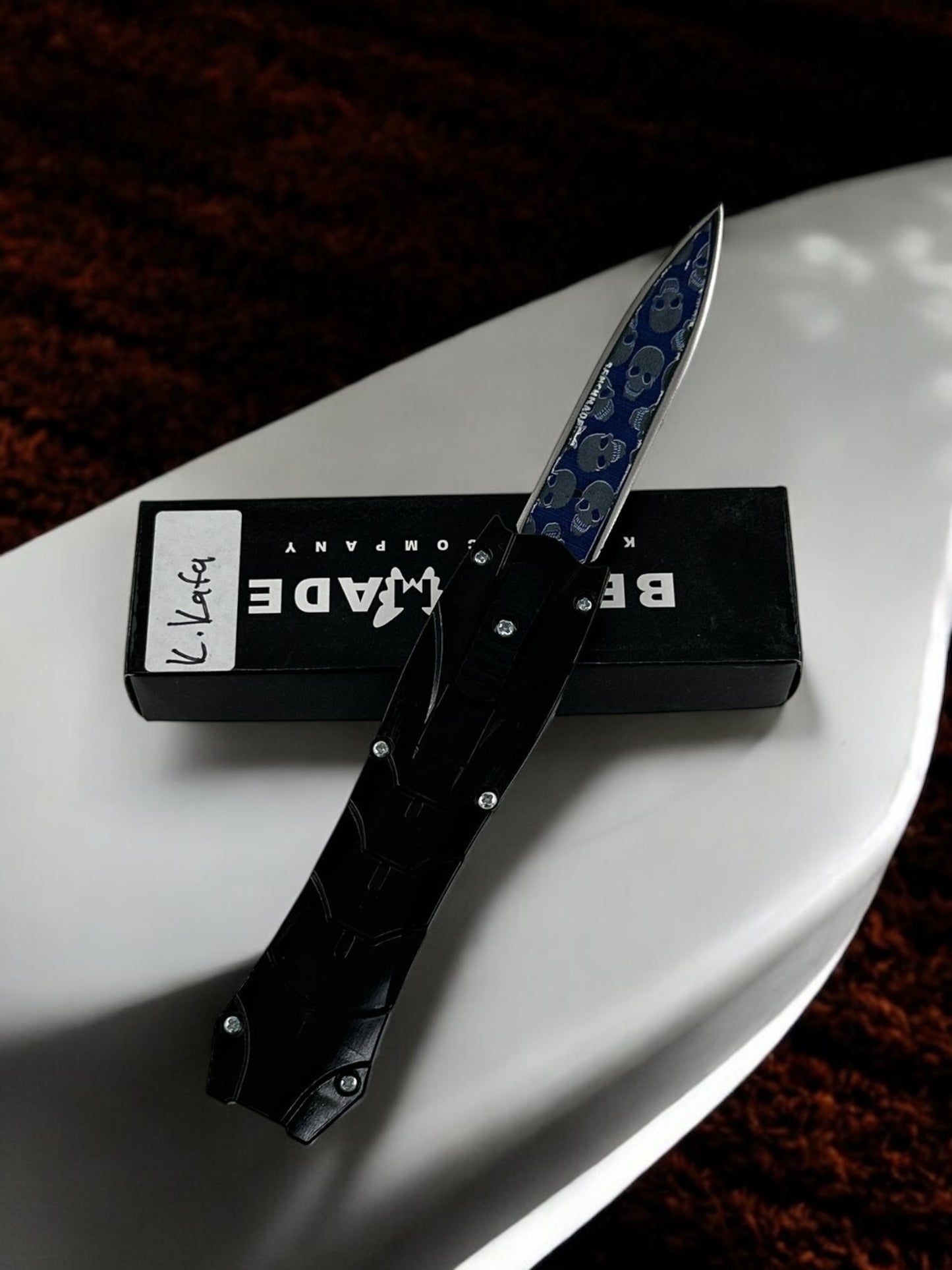 Benchmade Renkli İçten Çıkmalı Çakı 0879 Kuru Kafa