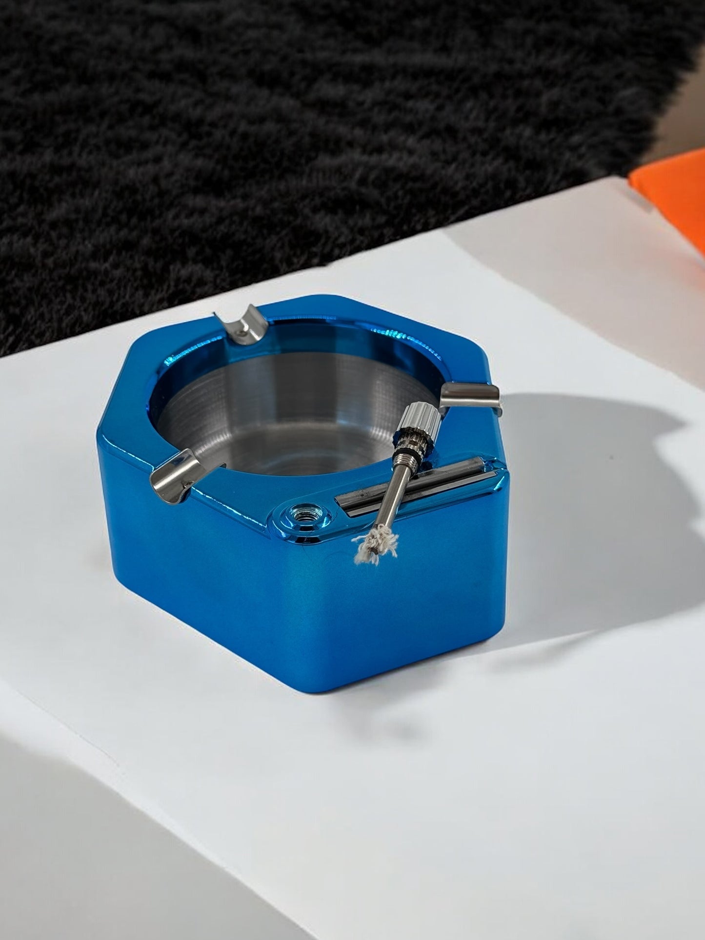 %100 Metal Benzinli Kibritli Küllük 0998