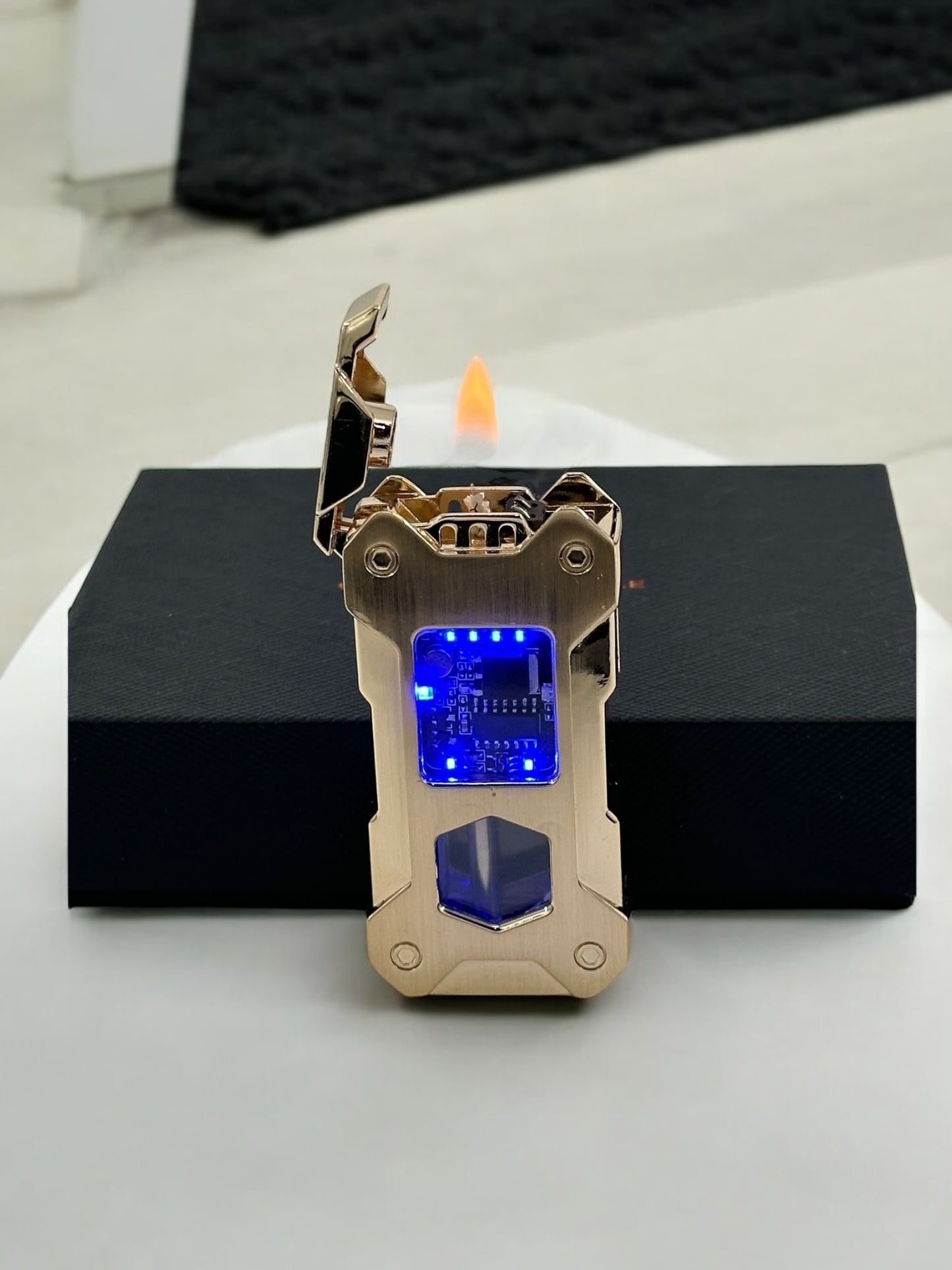 Ses Sensörlü Luxury Şarjlı Çakmak