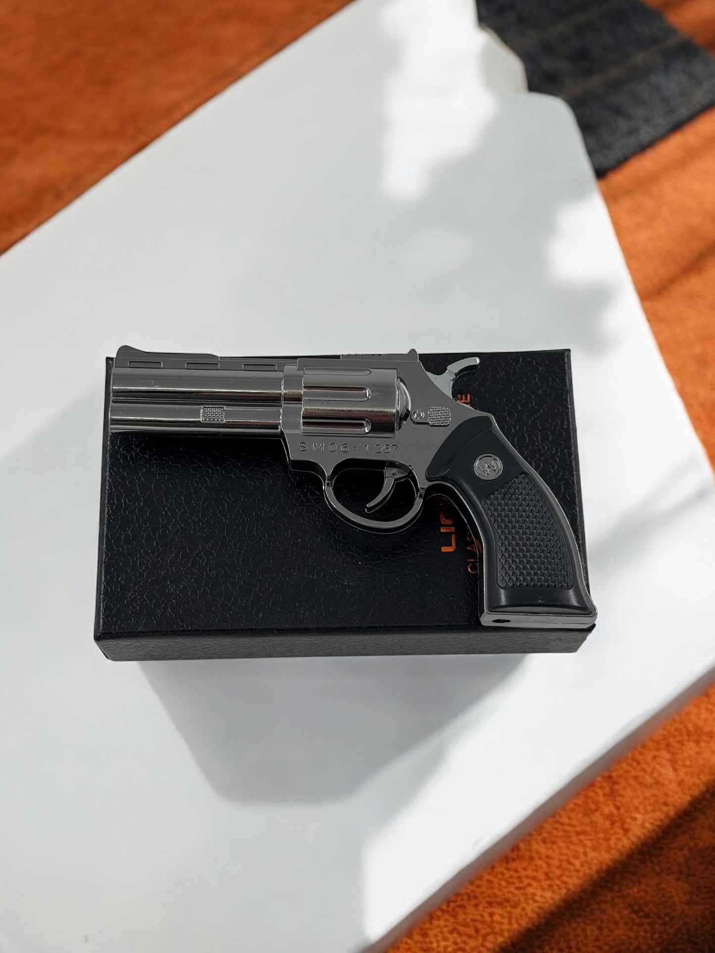 Smith Wesson 357 Magnum Mini Toplu Tabanca Çakmak 6182