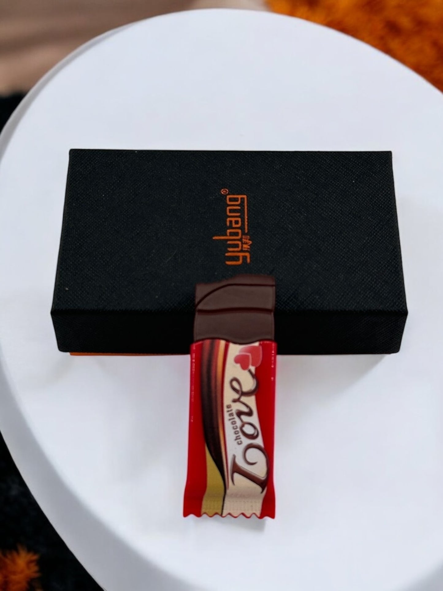 Çikolata Şeklinde Gazlı Renkli Alevli Çakmak