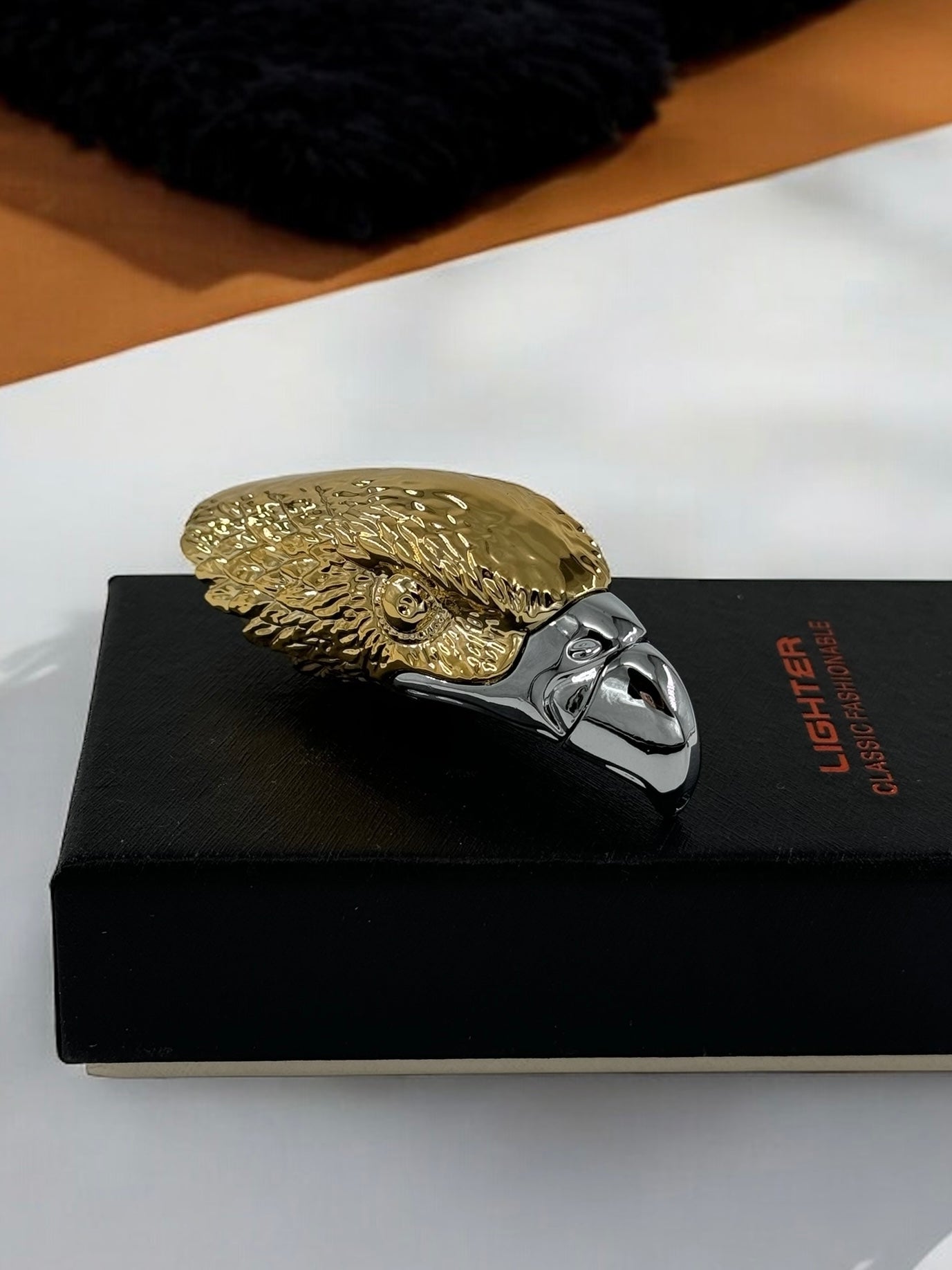 Şahin Başı Metal Gazlı Çakmak 0096