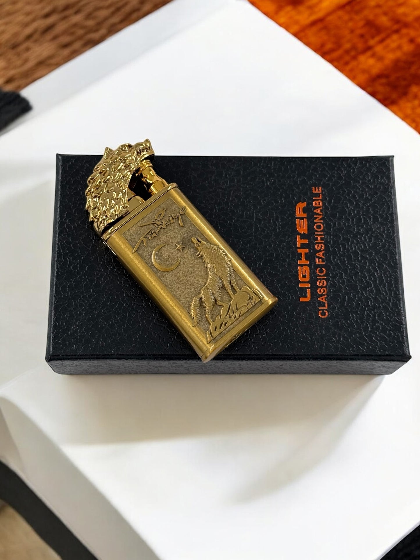 Kurt Başlıklı Ejderha Alevli Çakmak 3479