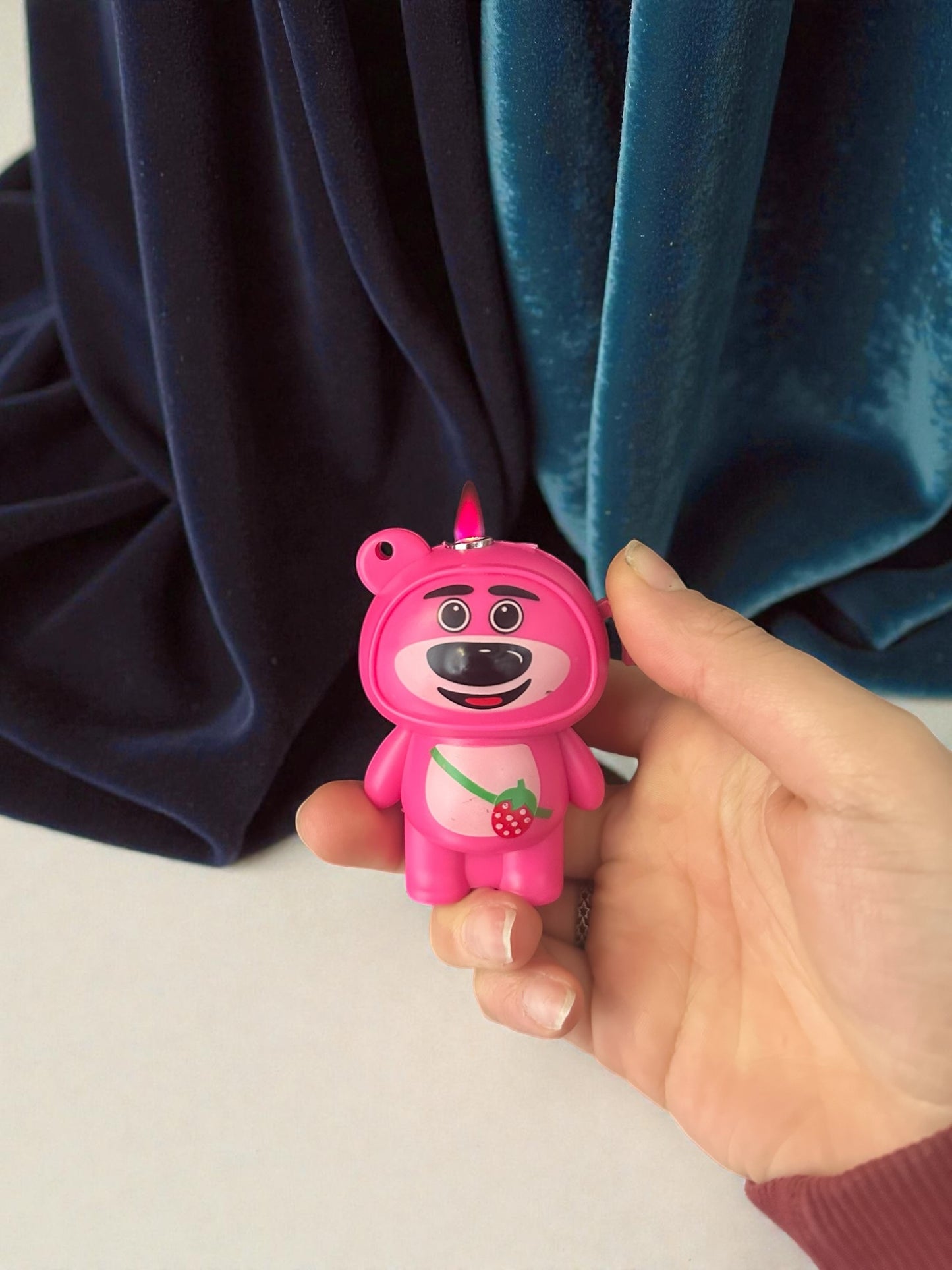 Lotso Tarzı Ayıcık Figürlü Çakmak