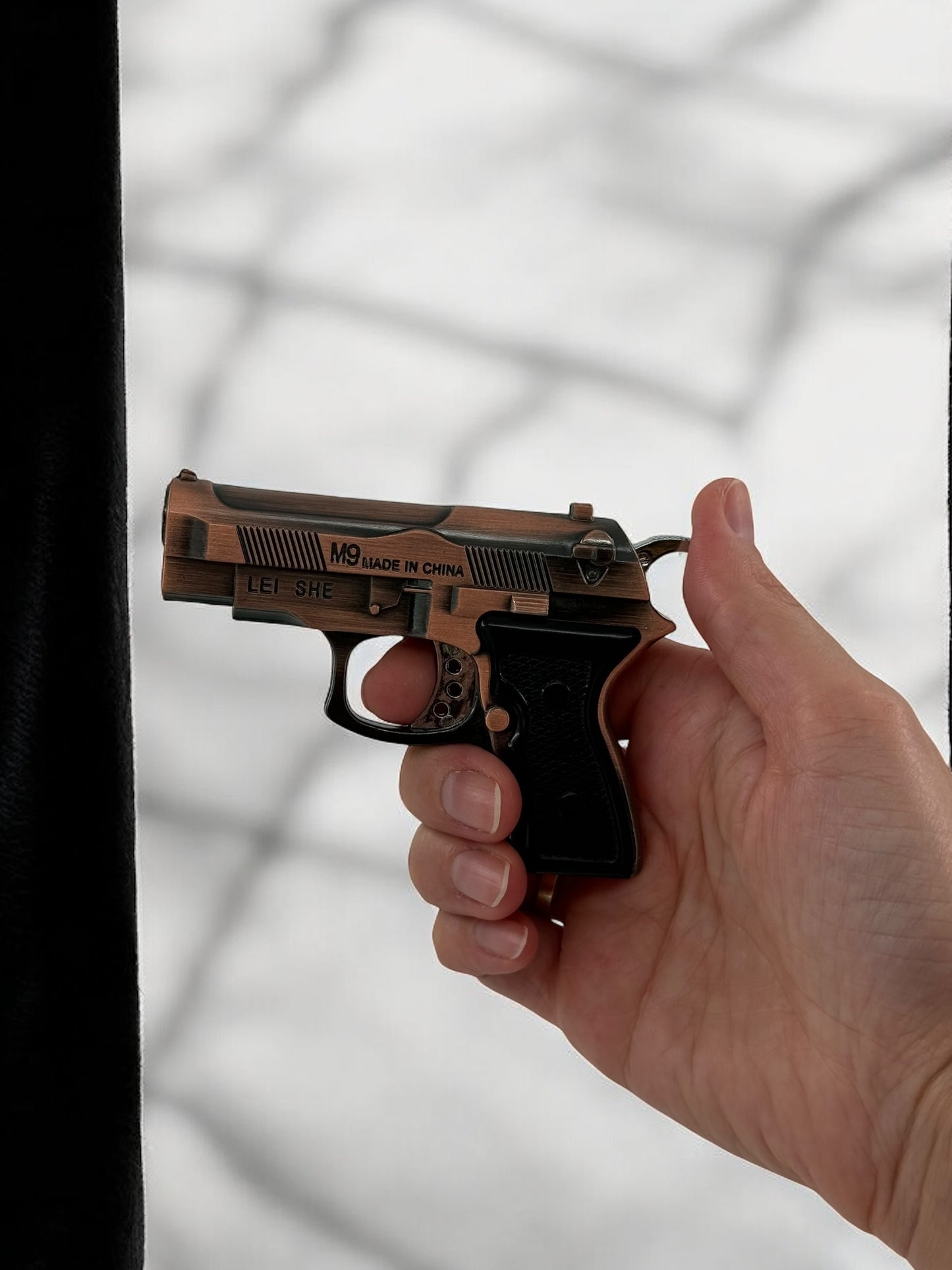 Lazerli Mini Beretta Model Tabanca Çakmak 8018