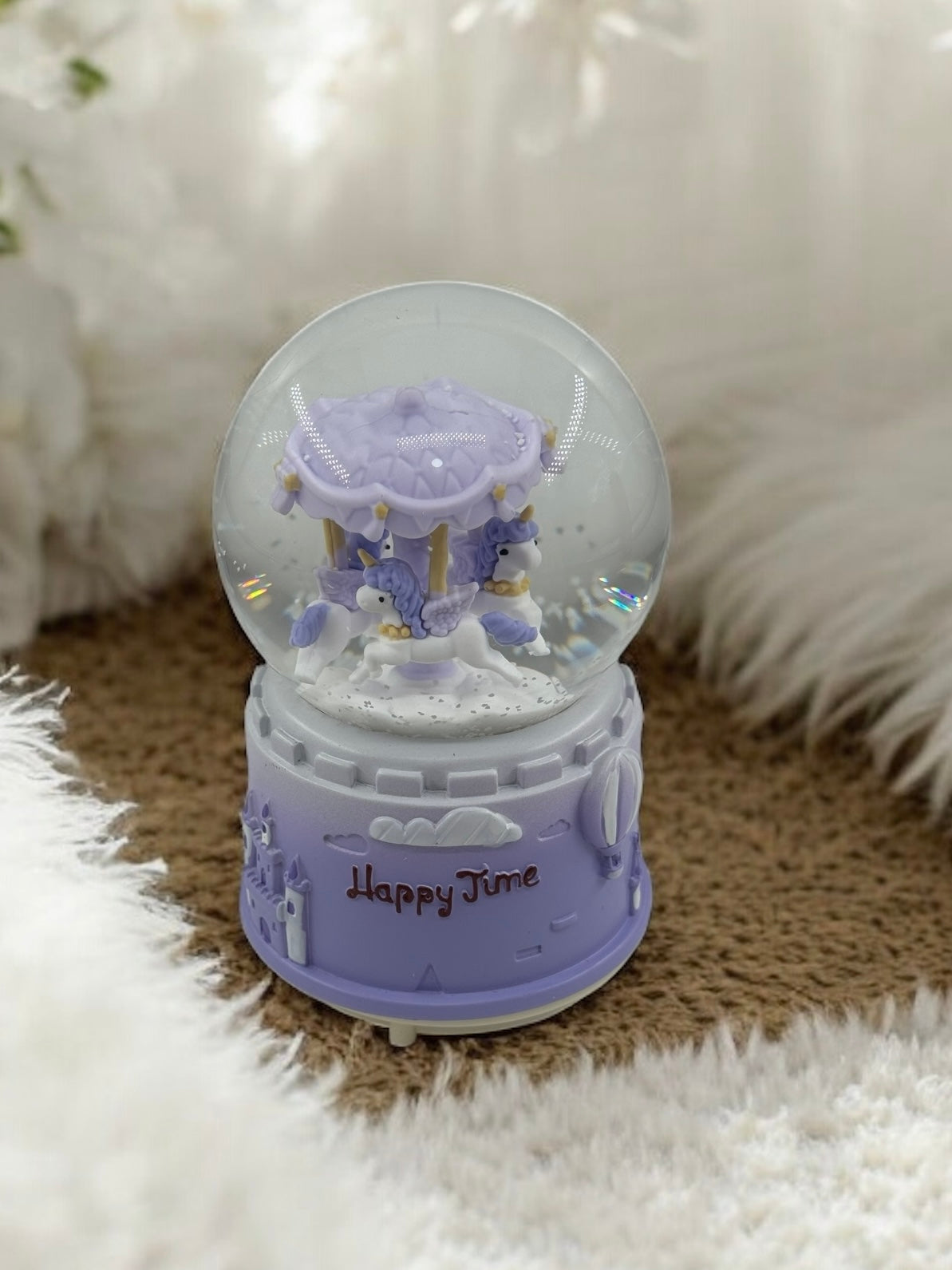 Atlı Karınca Temalı Orta Boy Kar Küresi