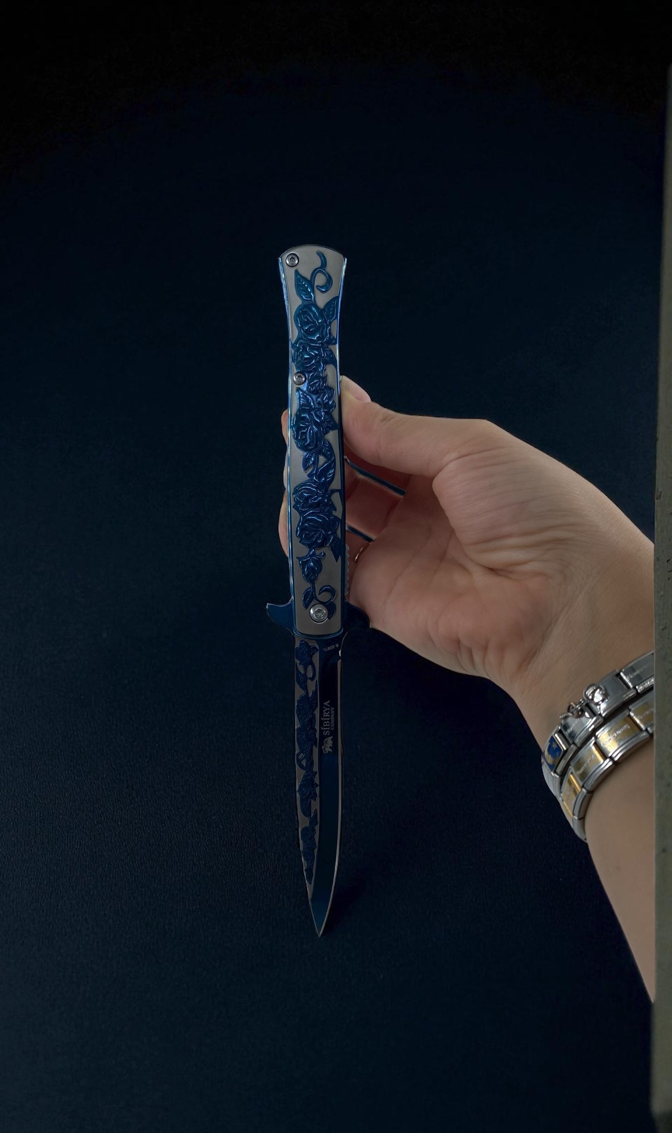 Orjinal İşlemeli Kemere Takmalı Çakı 4919