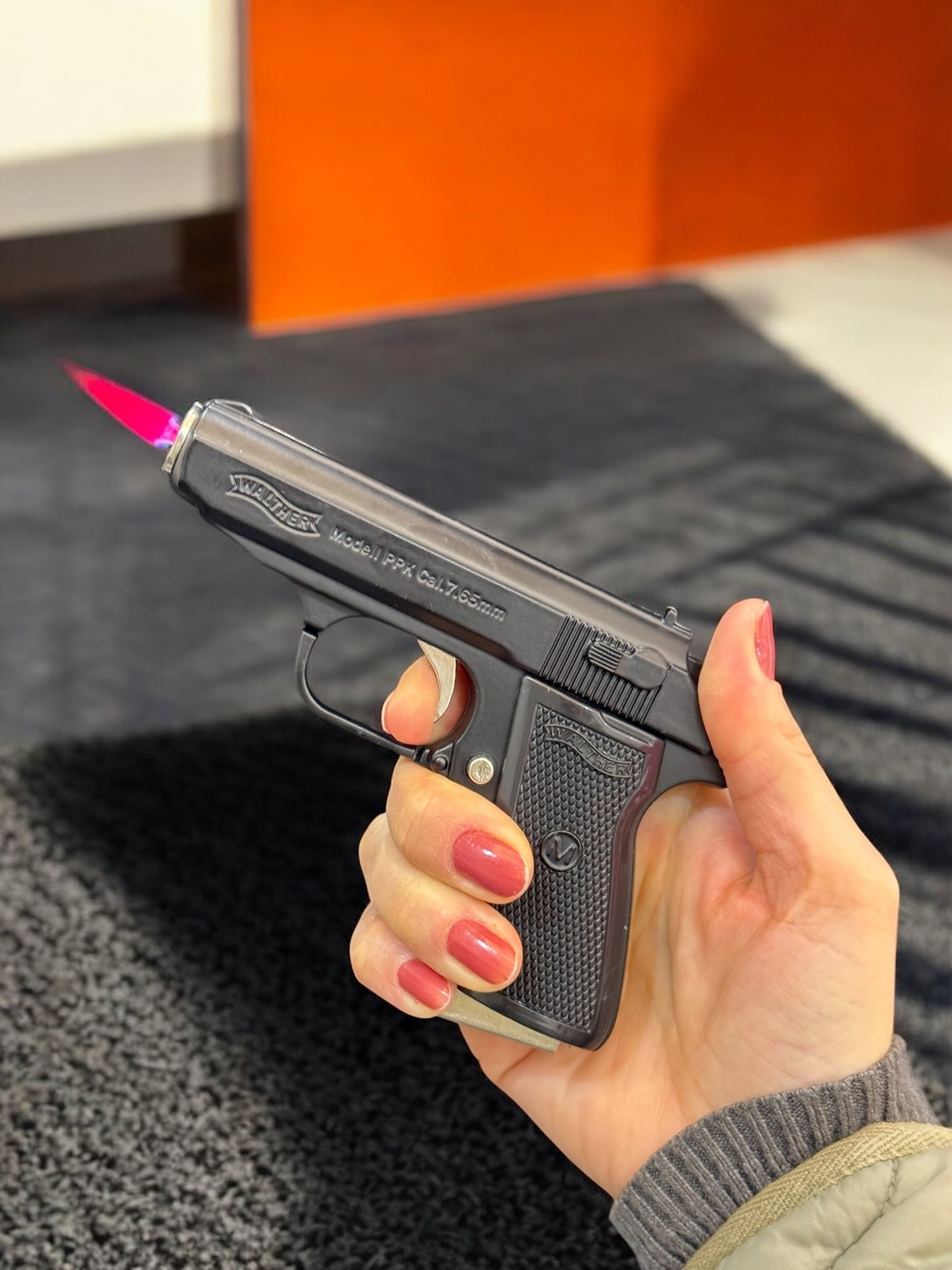 Walther Çakılı Metal Tabanca Modeli Kılıflı Kutusunda 7677