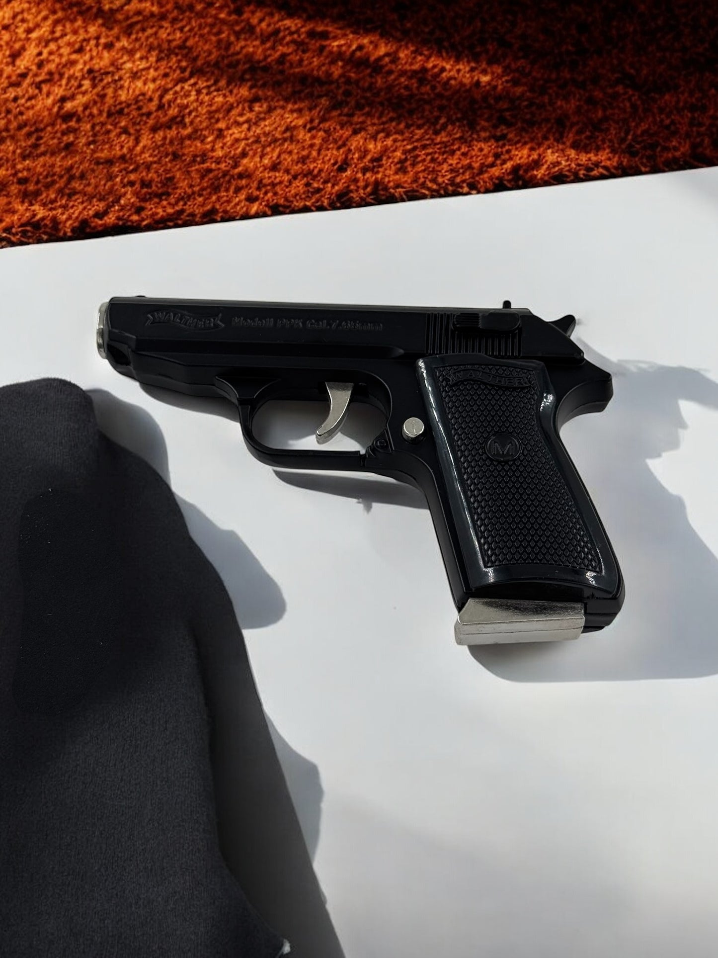Walther Çakılı Metal Tabanca Modeli Kılıflı Kutusunda 7677