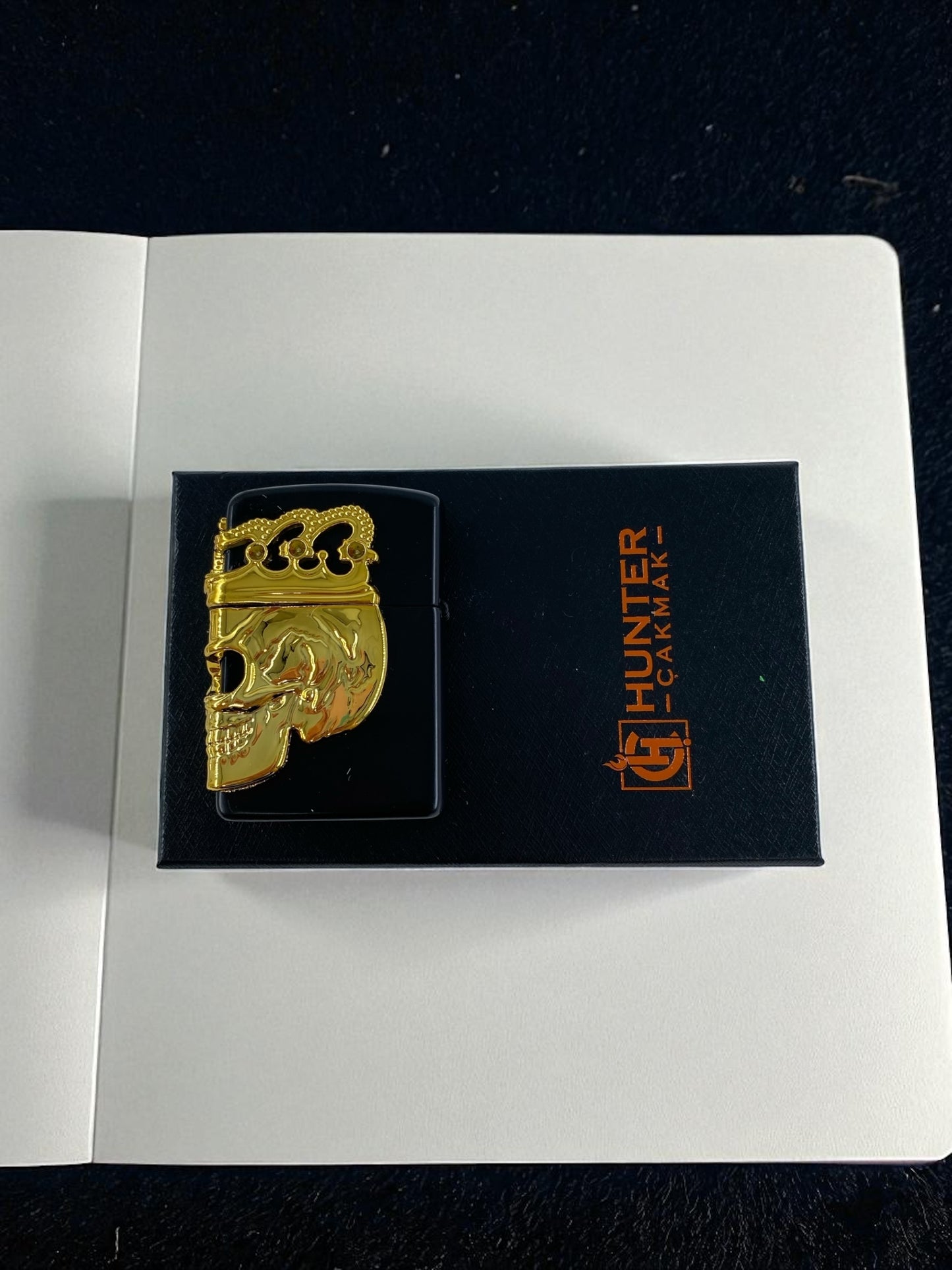 Kuru Kafa Zippo Çakmak 3666