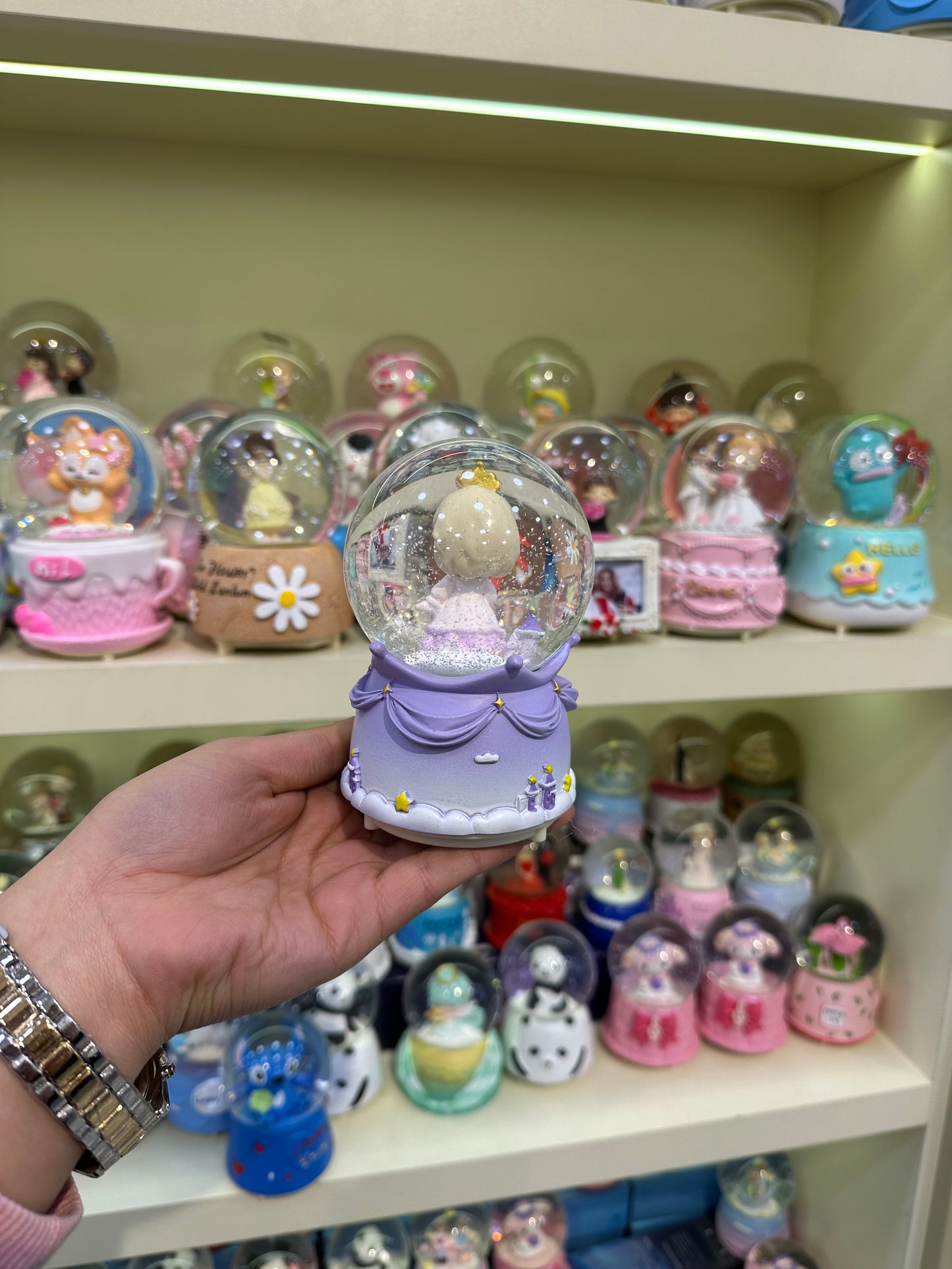 Prenses Temalı Orta Boy Kar Küresi