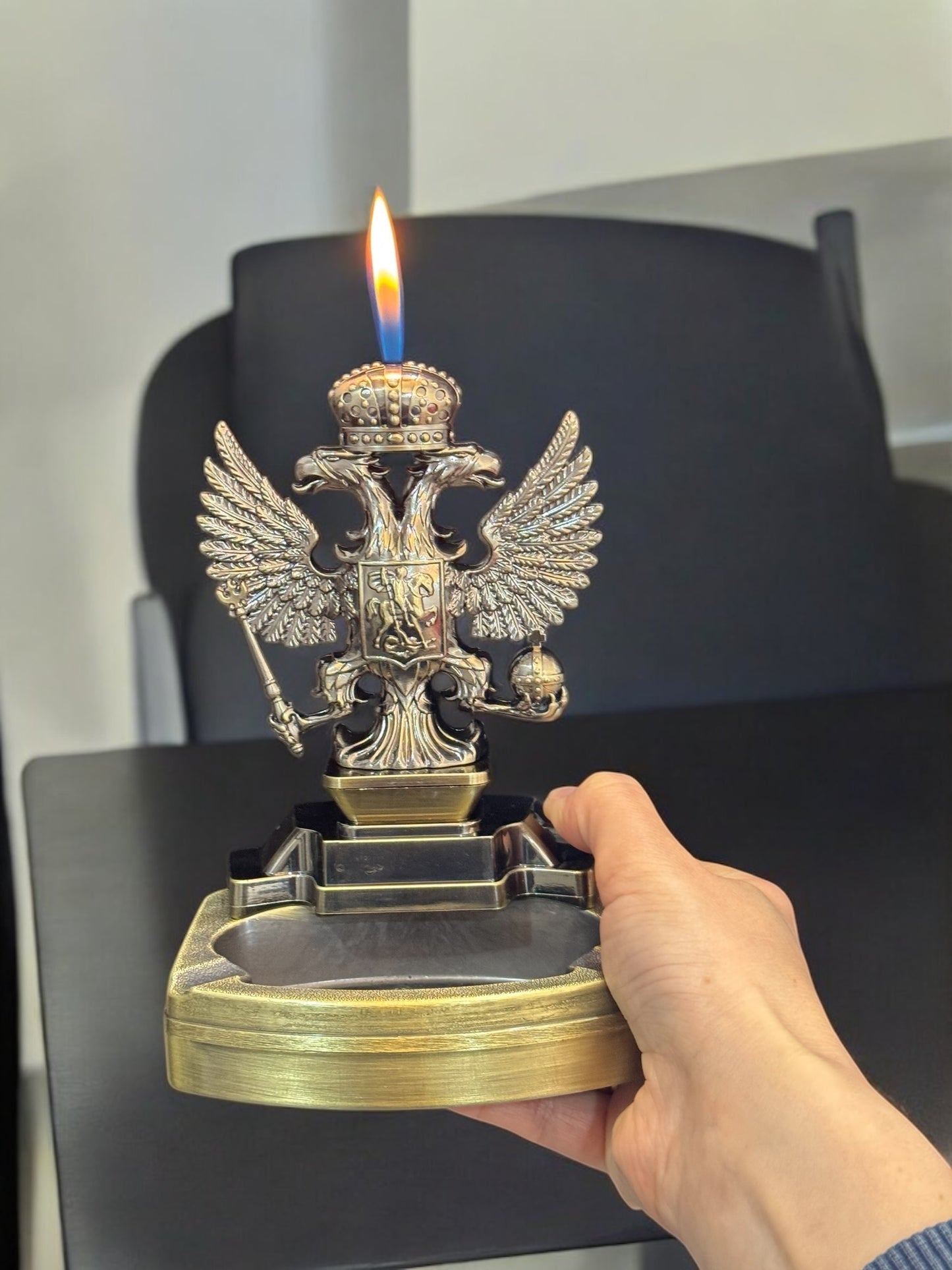 Çift Başlı Kartal Şeklinde Külük Çakmak 1355