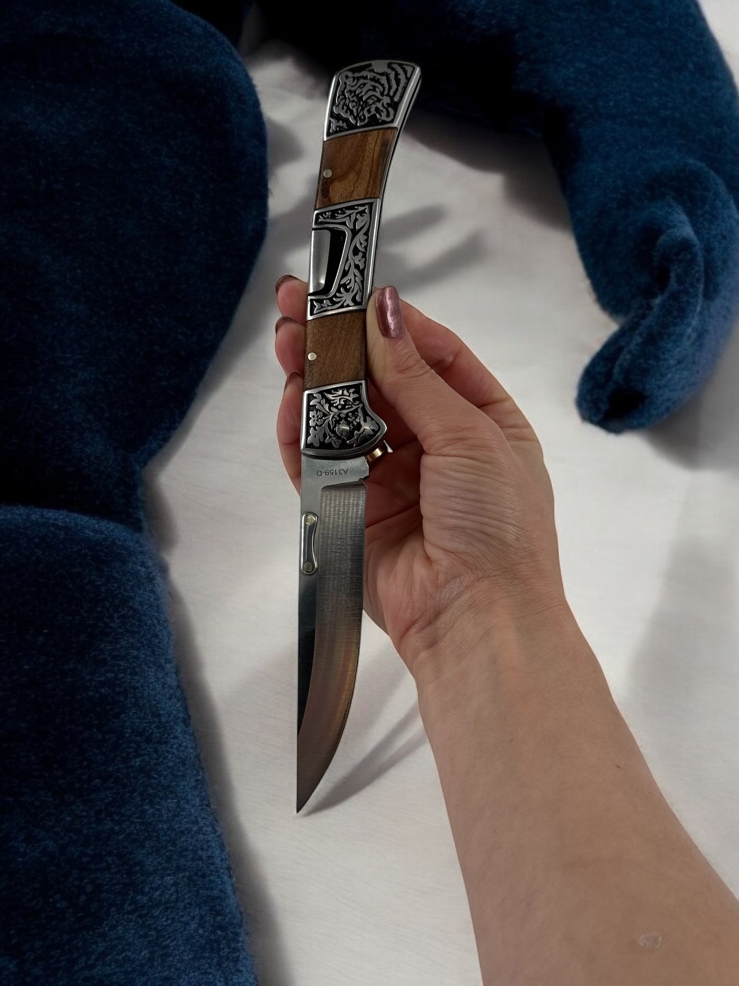 Columbia Desenli Çakı Kahve A3159-D