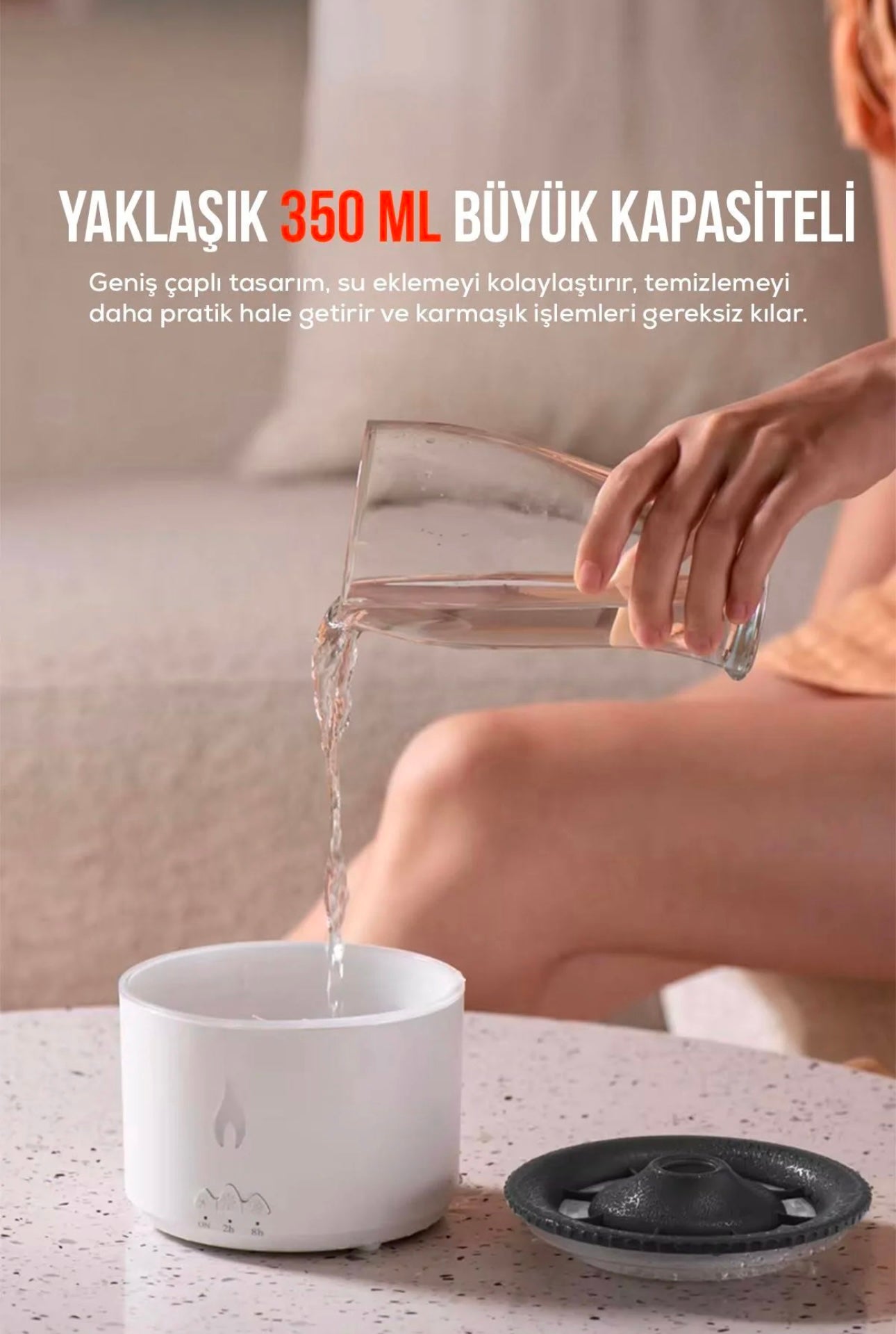 Volkan Görünümlü Hava Nemlendirici DP-452
