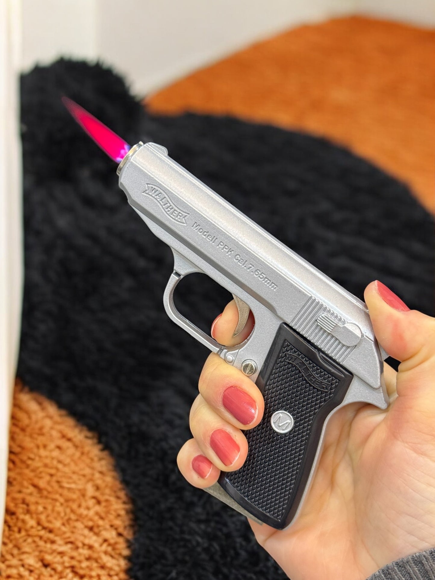 Walther Çakılı Metal Tabanca Modeli Kılıflı Kutusunda 7677