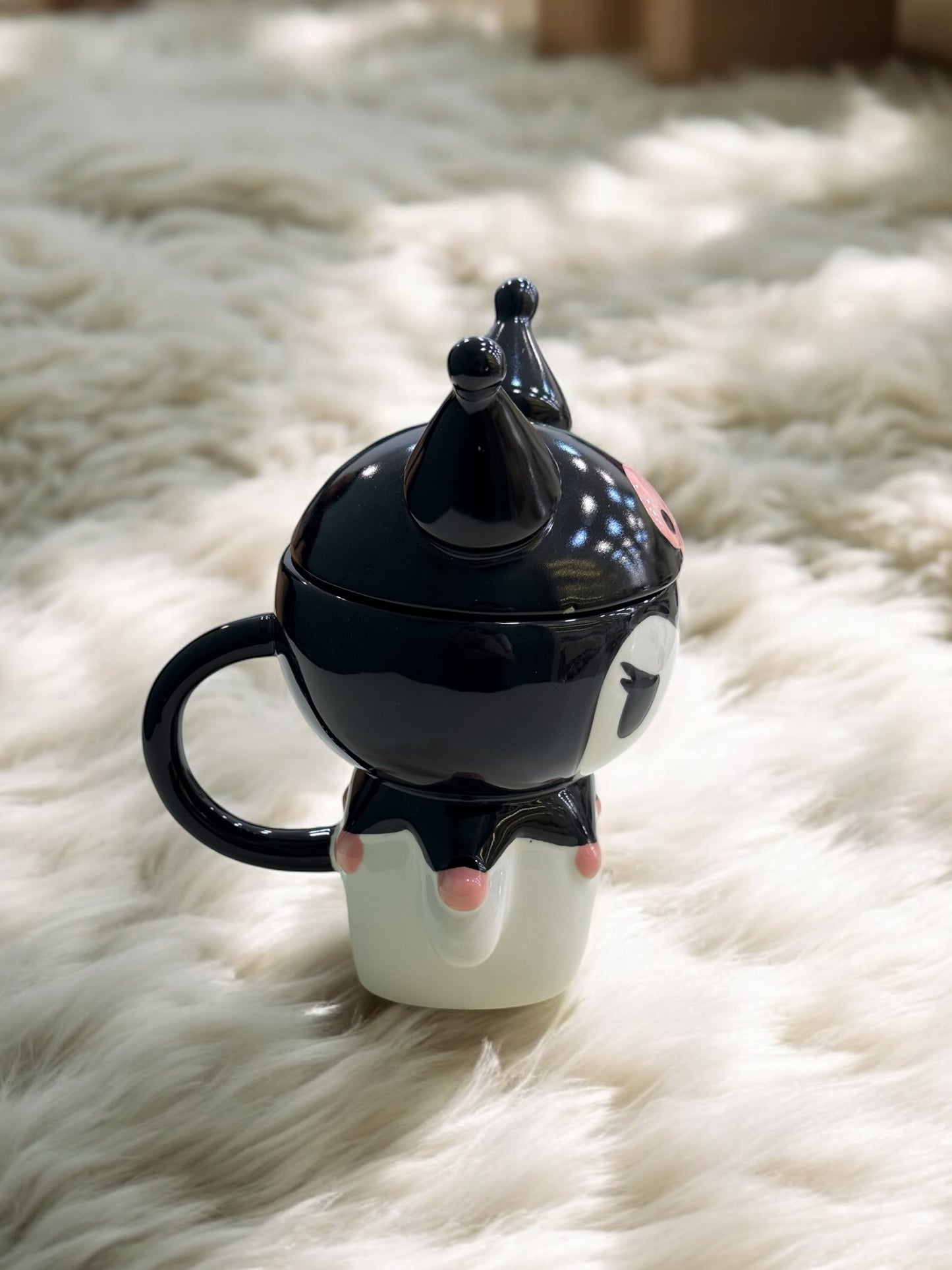 Kuromi Kapaklı Kupa Bardak 9782