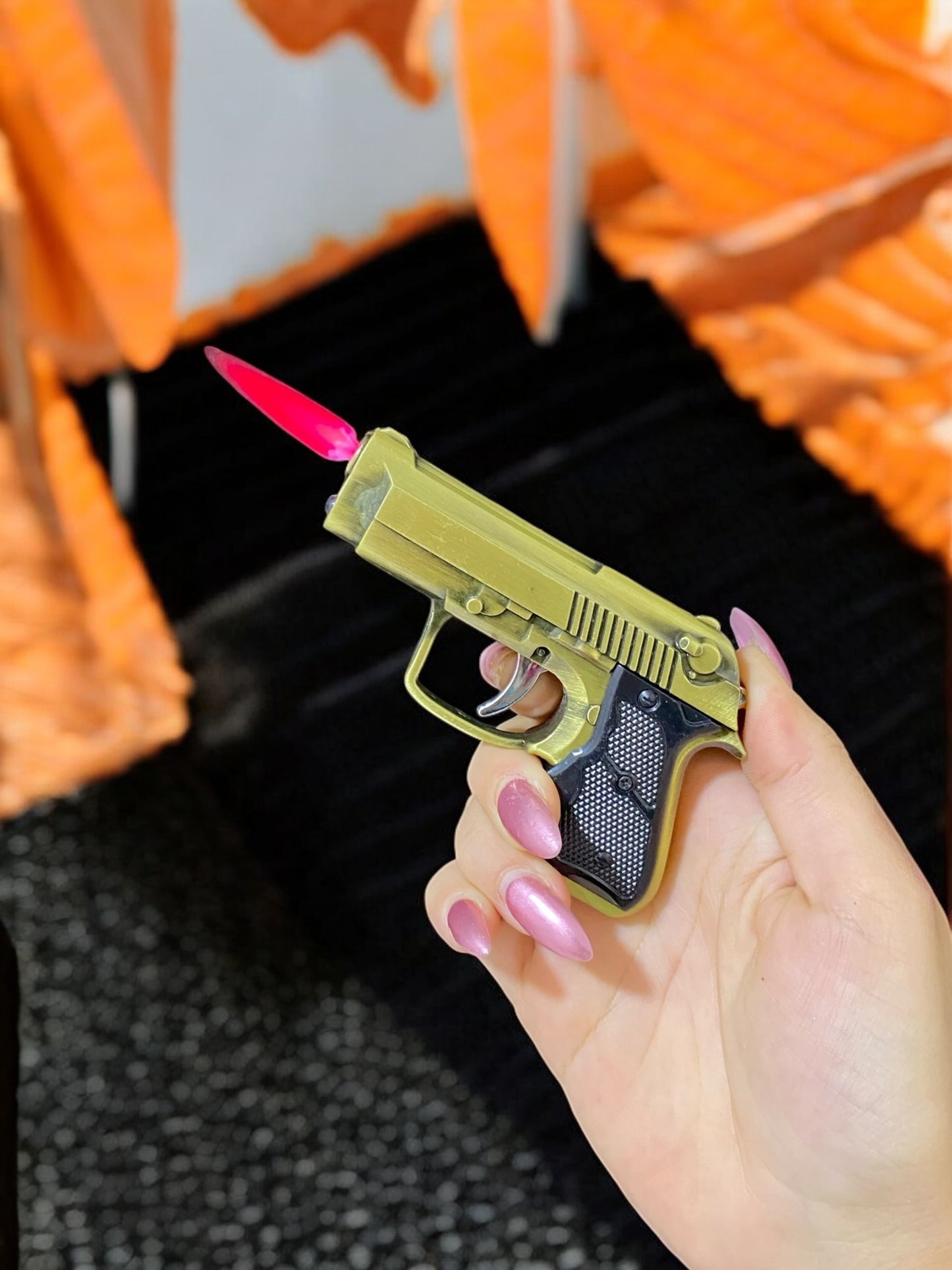 Browning Model Mini Pürmüzlü Renkli Alevli Çakmak