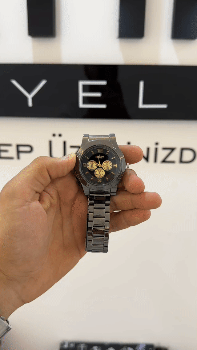 Lux Metal Kordon Çakmaklı Kol Saati 8966